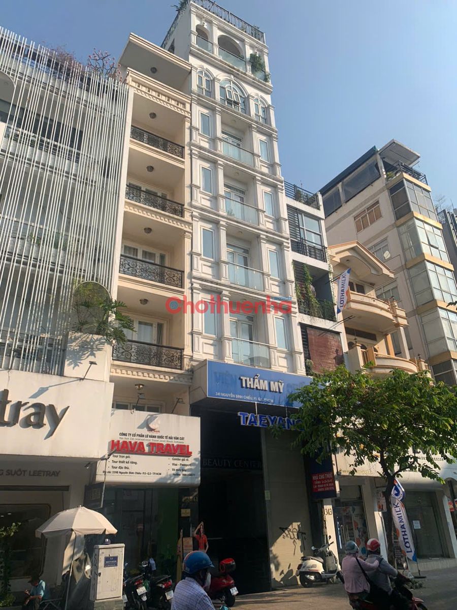 Cho thuê nhà đường Nguyễn Đình Chiểu, Phường 5, Quận 3.