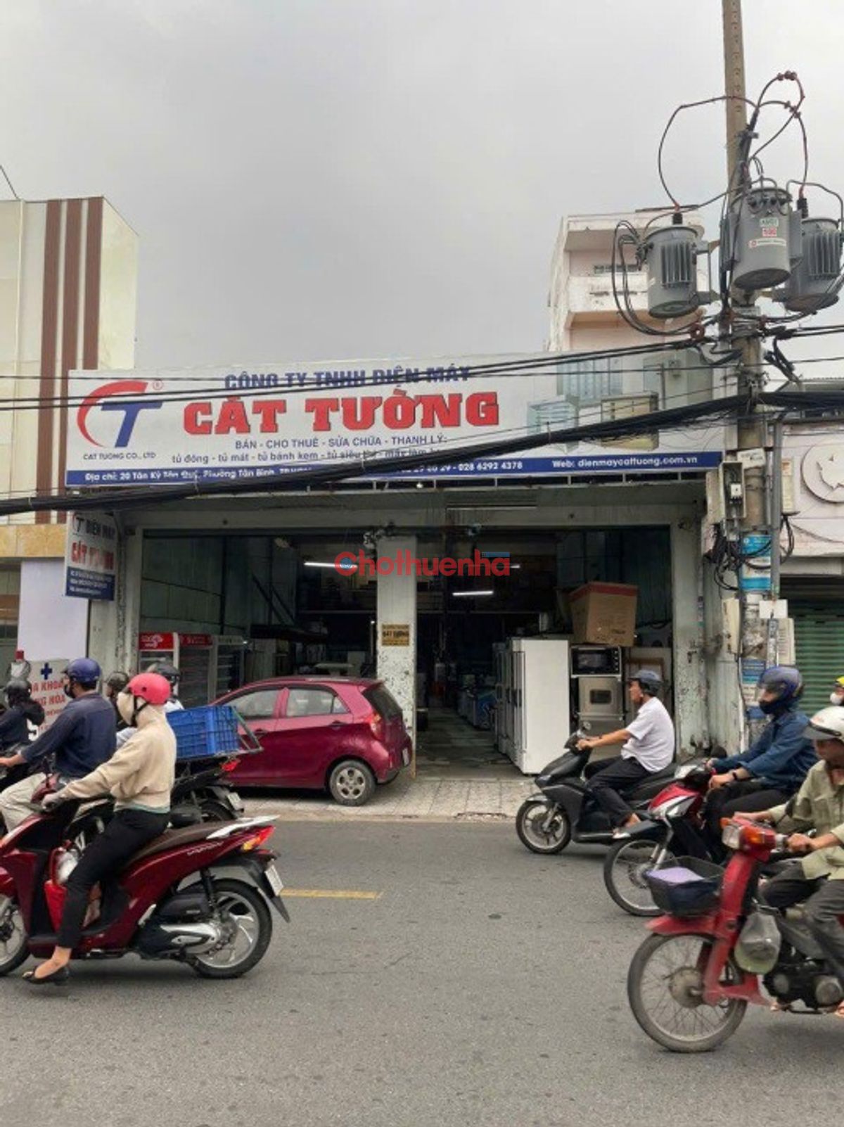 Cho thuê kho mặt tiền đường Tân Kỳ Tân Quý, Q Tân Bình, 450m2 