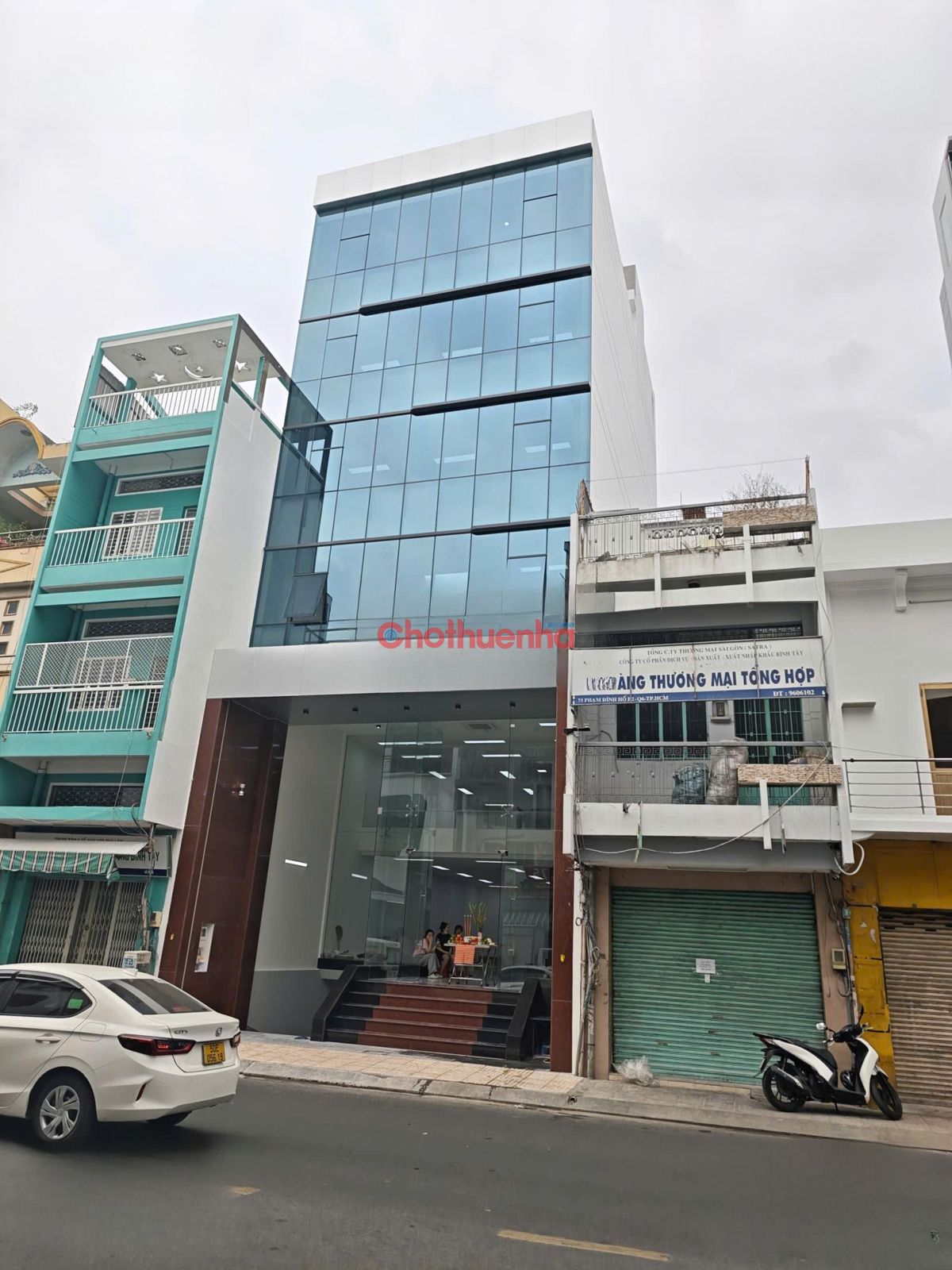 CHO THUÊ TÒA NHÀ HƠN 800M2 TẠI  71-73 PHẠM ĐÌNH HỔ TRUNG TÂM QUẬN 6