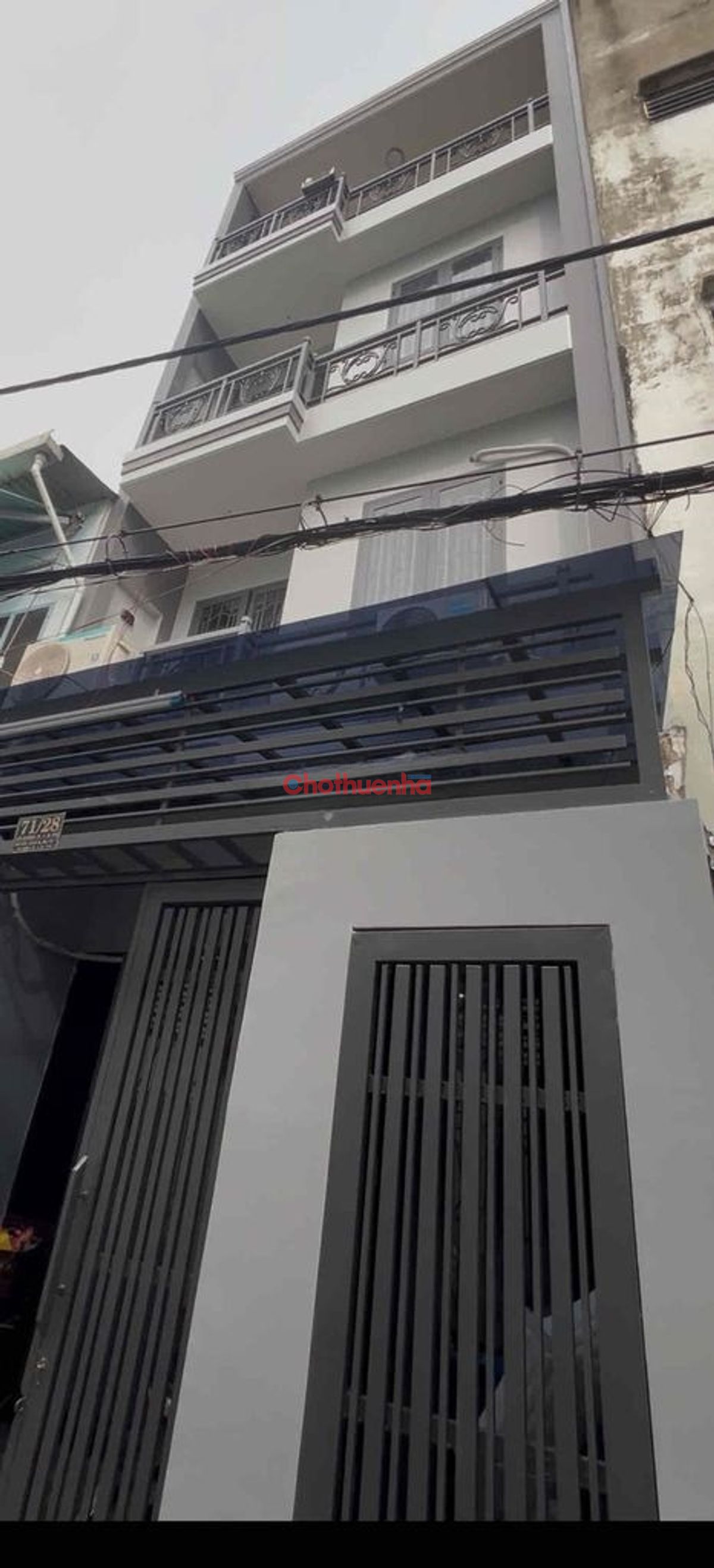 Cho thuê nhà đẹp Khu Phan Xích Long Phú Nhuận 4 phòng ngủ DT 4X17