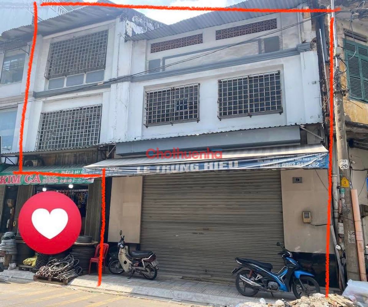 CHO THUÊ NHÀ MẶT TIỀN ĐƯỜNG LƯƠNG NHỮ HỌC - QUẬN 5 - DT 6x20m