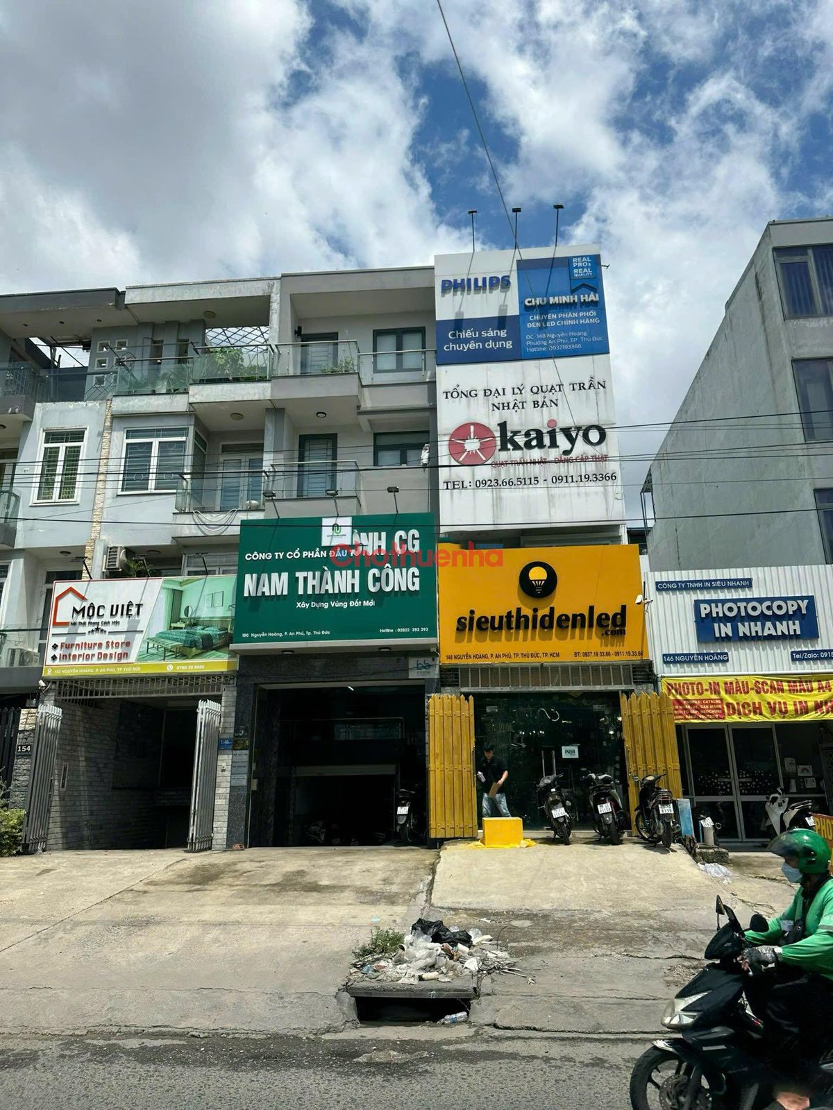 Cho thuê nhà mặt tiền có hầm xe đường Nguyễn Hoàng, Phường An Phú, Quận 2, 5PN + 4WC