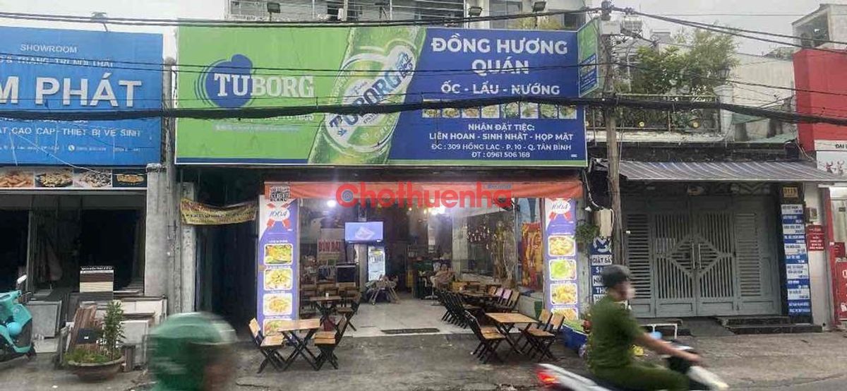 Cho thuê mặt bằng đường Hồng Lạc Phường 10 Quận Tân Bình