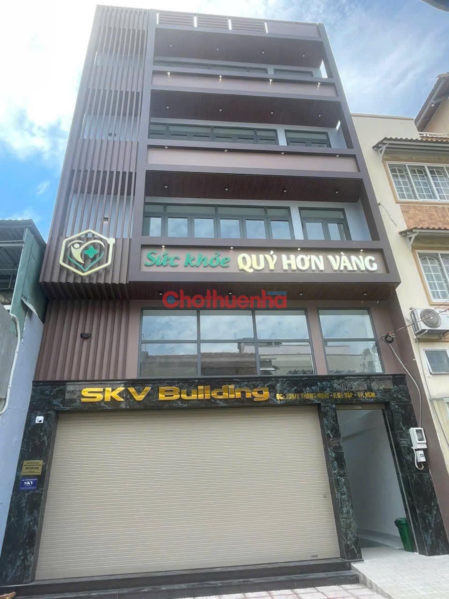 CHO THUÊ NHÀ ĐƯỜNG THỐNG NHẤT SIÊU ĐẸP (500M2), P.10, QUẬN GÒ VẤP