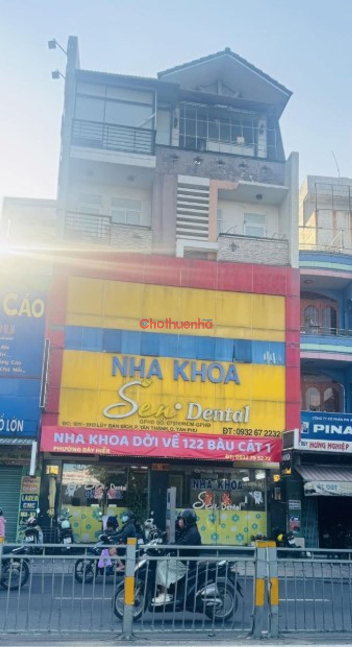 Cho thuê nhà mặt tiền đường Lũy Bán Bích, Phường Tân Thành, Quận Tân Phú.