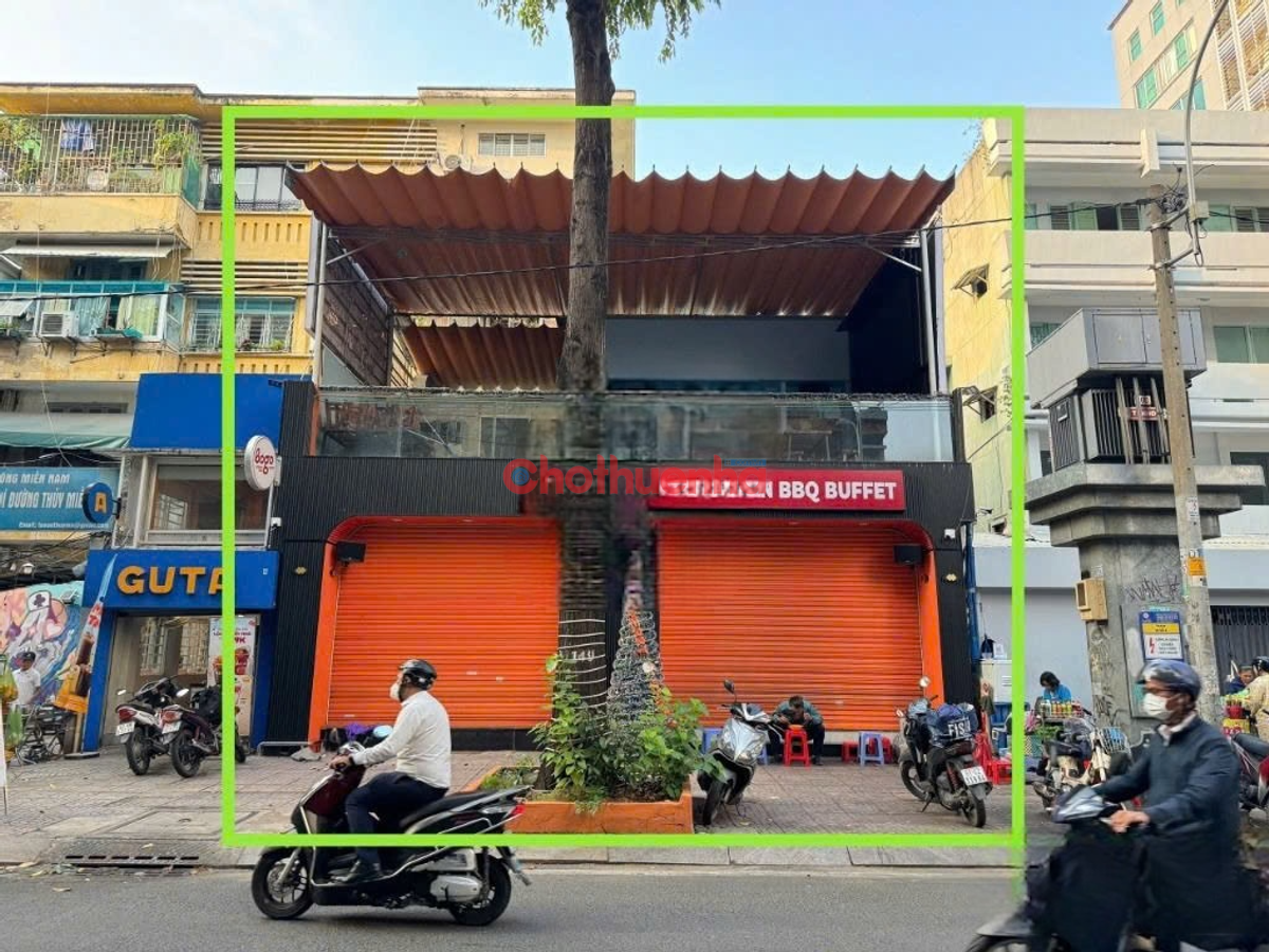 CHO THUÊ NHÀ MẶT TIỀN PHẠM NGỌC THẠCH, QUẬN 3 - NGANG 9M DÀI 40M