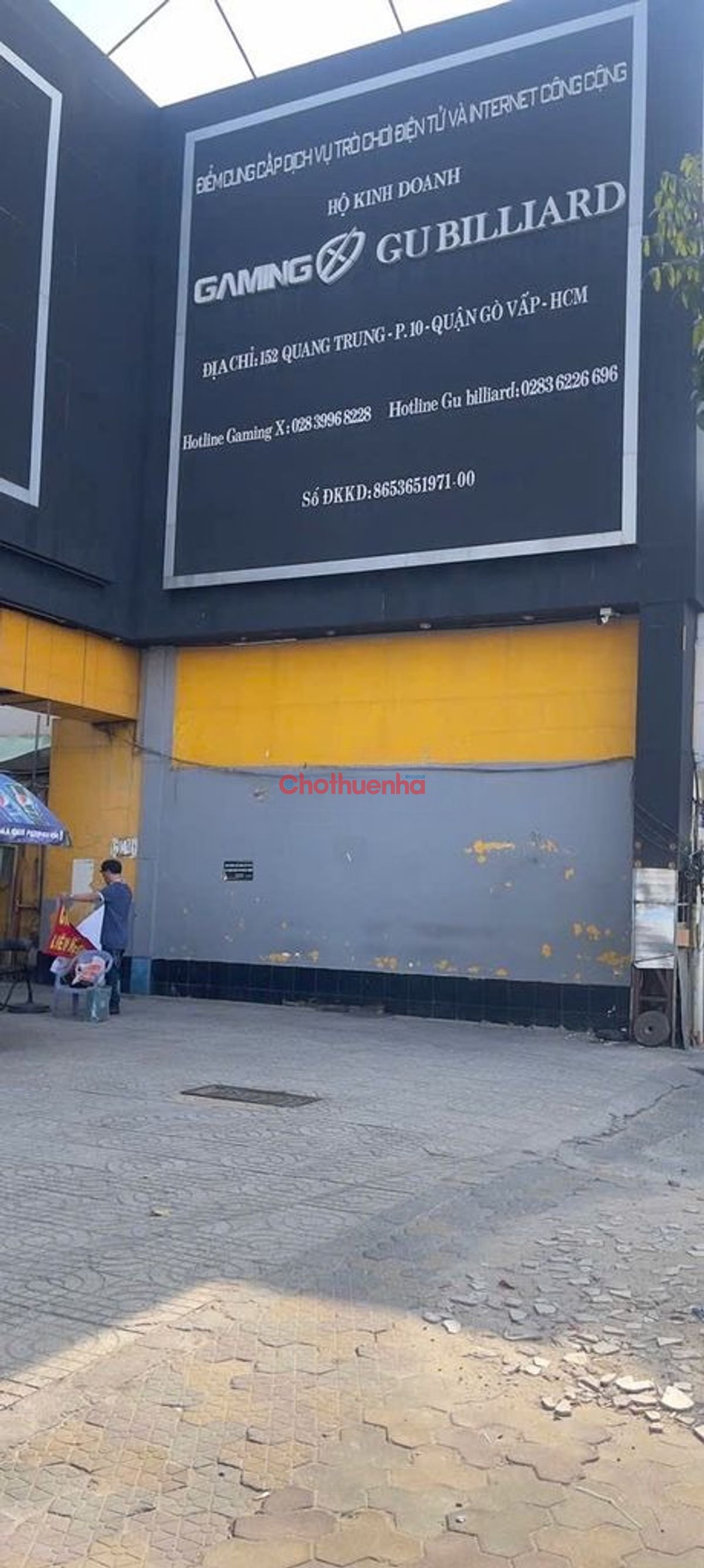 Cho thuê mặt bằng diện tích lớn hẻm 152 Quang Trung Phường 10 Quận Gò Vấp