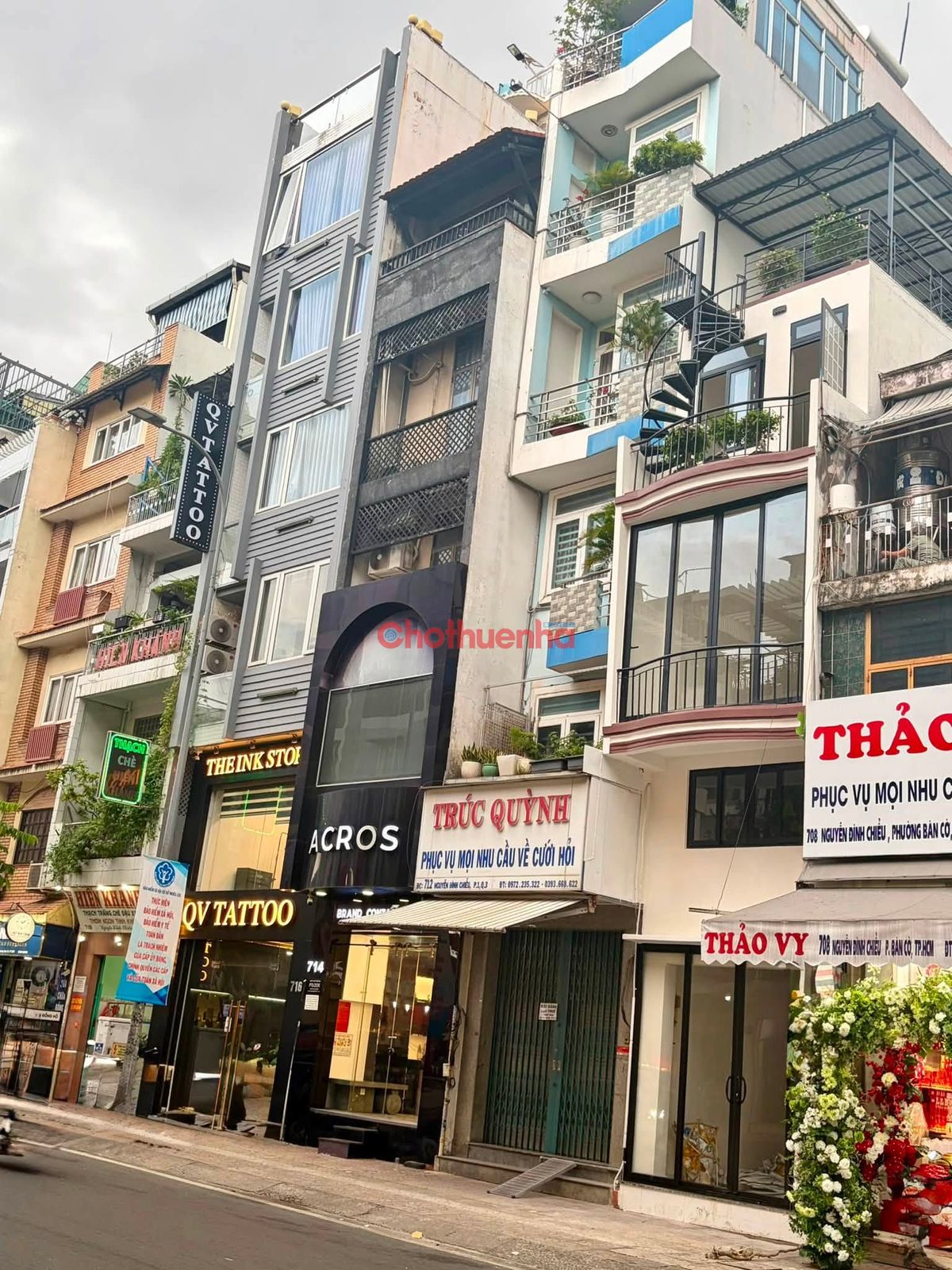 Cho thuê nhà nguyên căn tại mặt tiền đường Nguyễn Đình Chiểu -  trệt 3 lầu