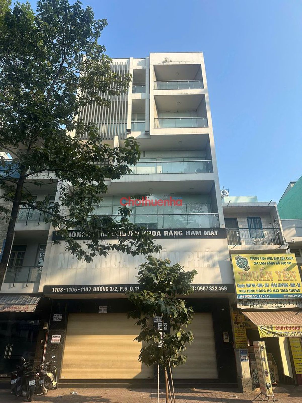 CHO THUÊ TÒA NHÀ MẶT TIỀN ĐƯỜNG 3/2, QUẬN 11 - NGANG 9.5M - 7 TẦNG