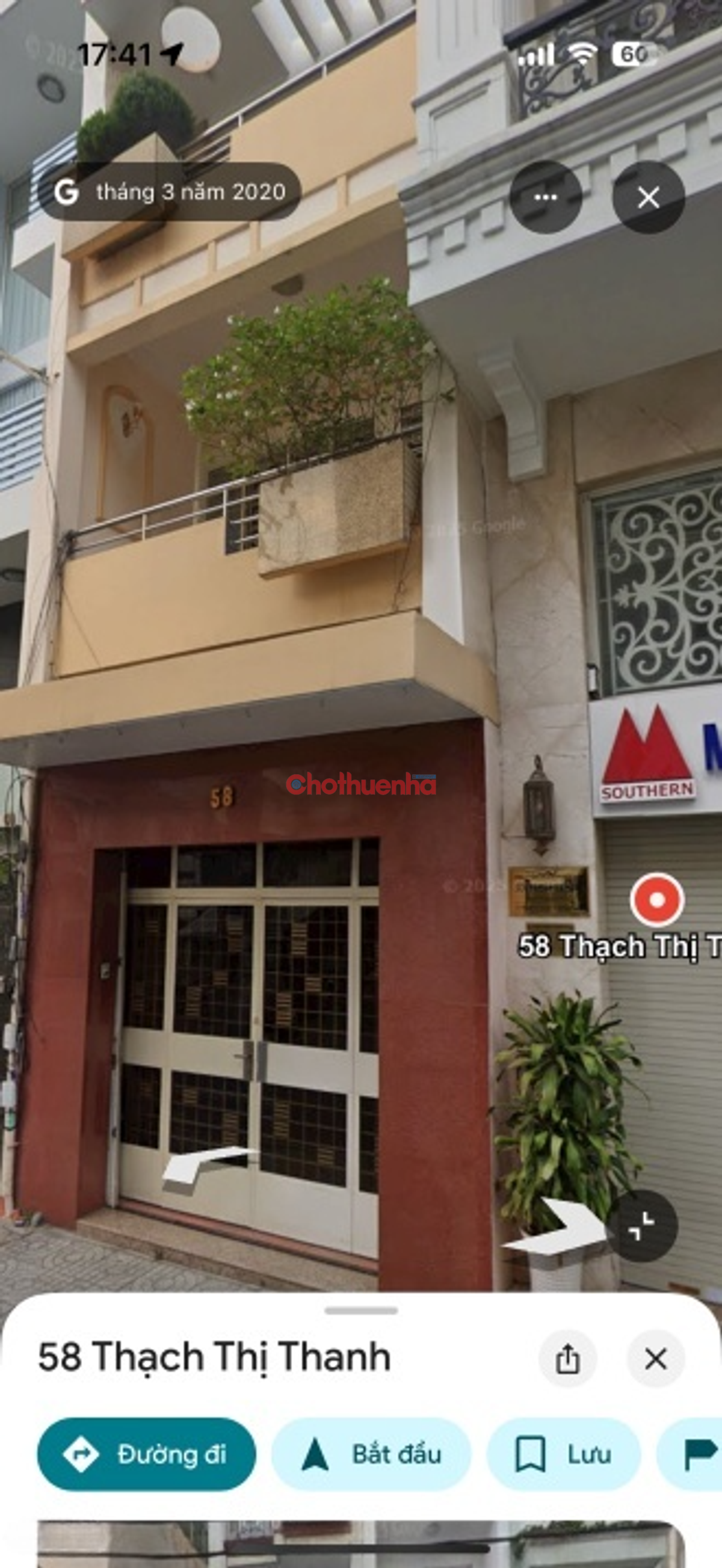 Cho thuê nhà nguyên căn mặt tiền đường Thạch Thị Thanh, P. Tân Định, Quận 1, DTSD 204m2