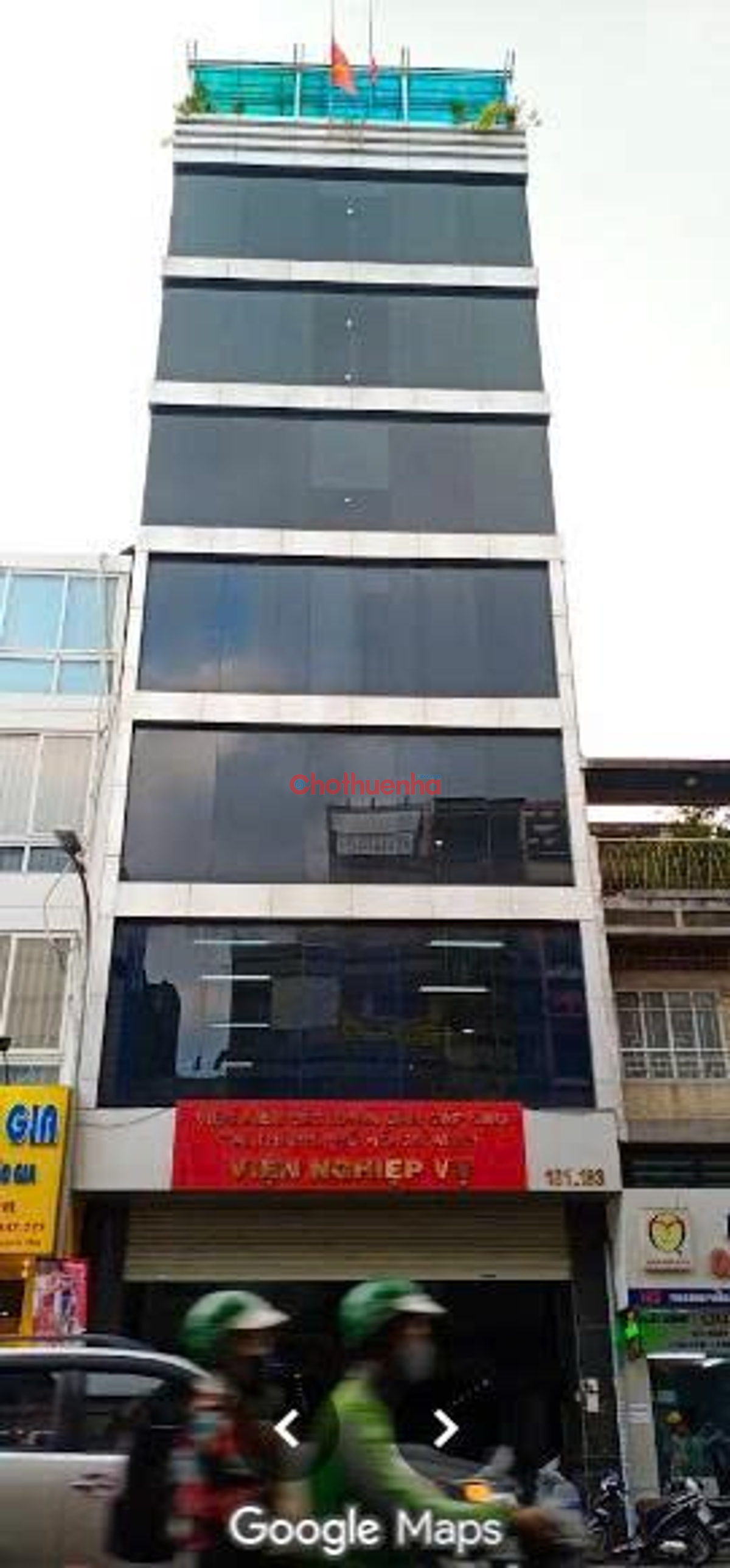 Cho thuê tòa nhà MT 181–183 Phan Đình Phùng, PN, 7.8x20m, 9 tầng, TM, PCCC, 350tr TL