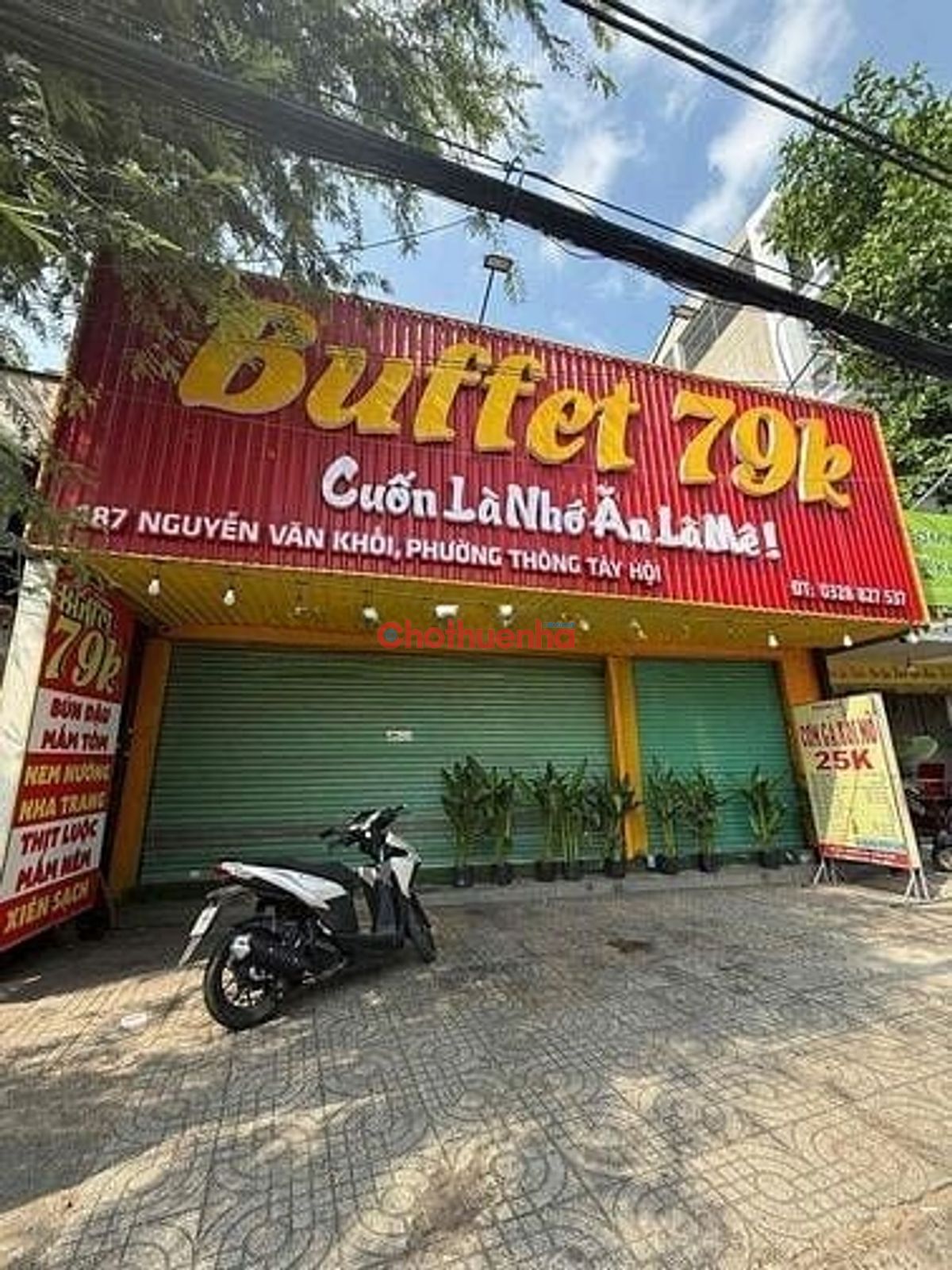 CHO THUÊ NHÀ MẶT TIỀN  NGUYỄN VĂN KHỐI - GÒ VẤP