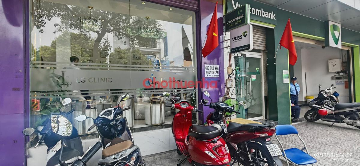 CHO THUÊ MẶT BẰNG MẶT TIỀN NGUYỄN SƠN – QUẬN TÂN PHÚ (NGANG 9,5M)