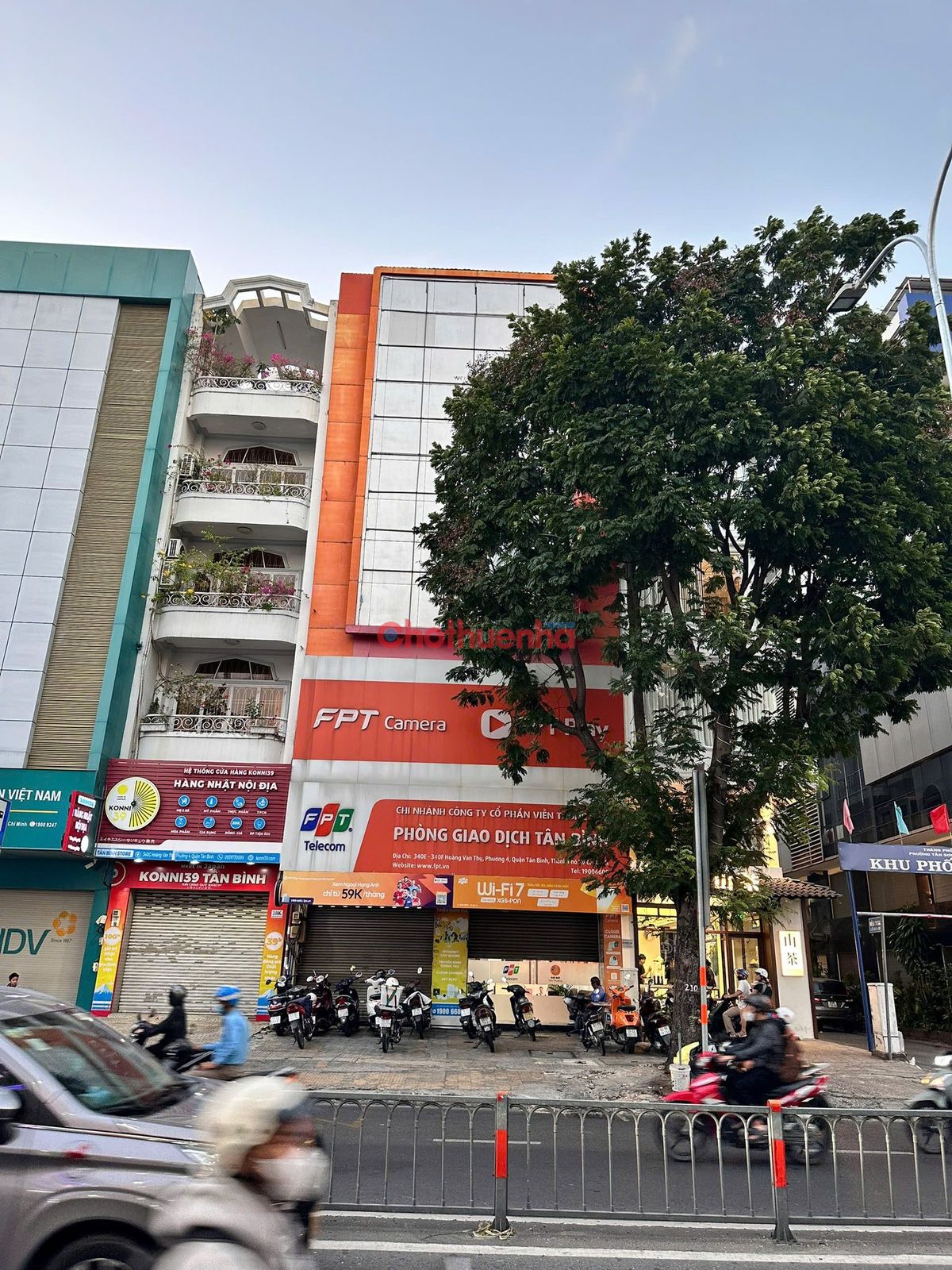 CHO THUÊ NHÀ MẶT TIỀN SỐ  ĐƯỜNG HOÀNG VĂN THỤ, PHƯỜNG 4, QUẬN TÂN BÌNH