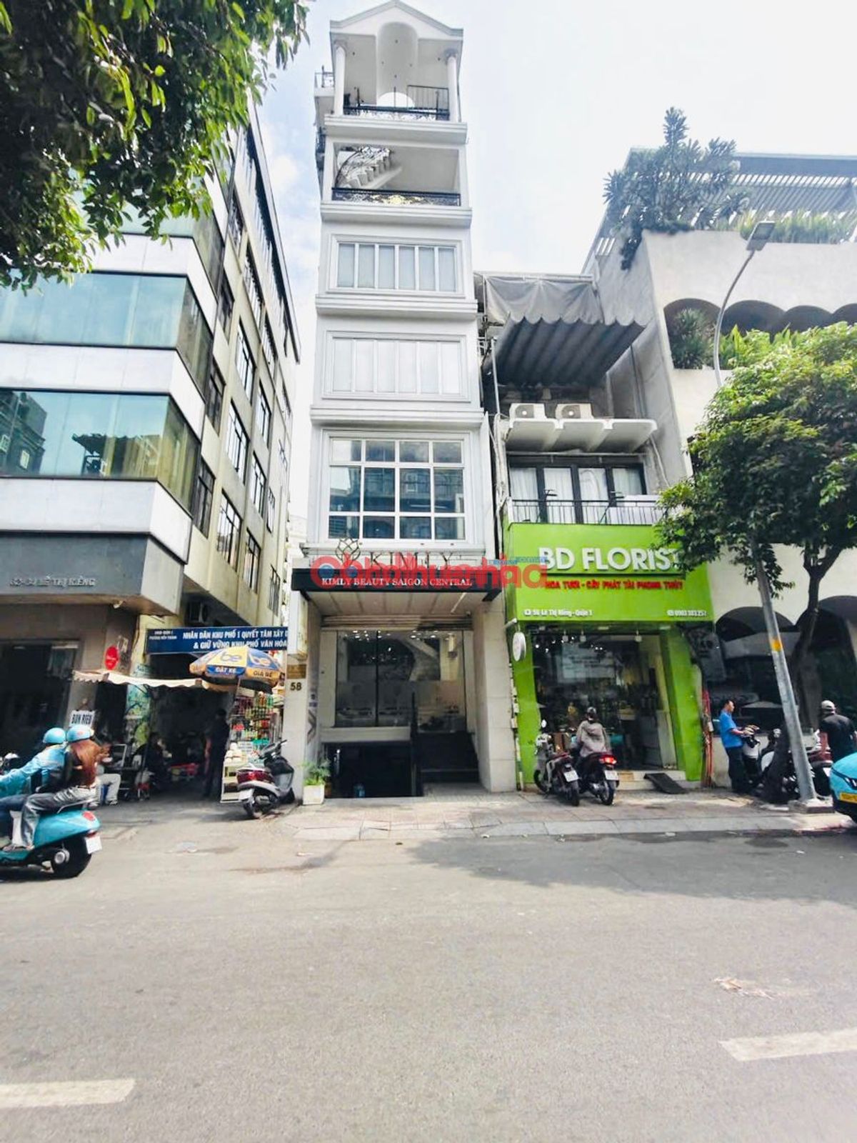 CHO THUÊ NHÀ MẶT TIỀN 58 LÊ THỊ RIÊNG – P. BẾN THÀNH, QUẬN 1