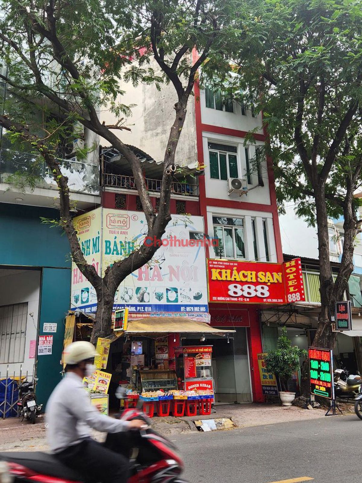 CHO THUÊ NHÀ NGUYÊN CĂN – MẶT TIỀN ĐƯỜNG CAO THẮNG - QUẬN 10 - 10P, 10WC