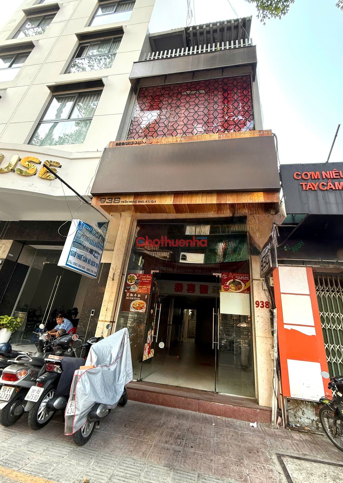 CHO THUÊ NHÀ MẶT TIỀN TRẦN HƯNG ĐẠO – PHƯỜNG 7, QUẬN 5