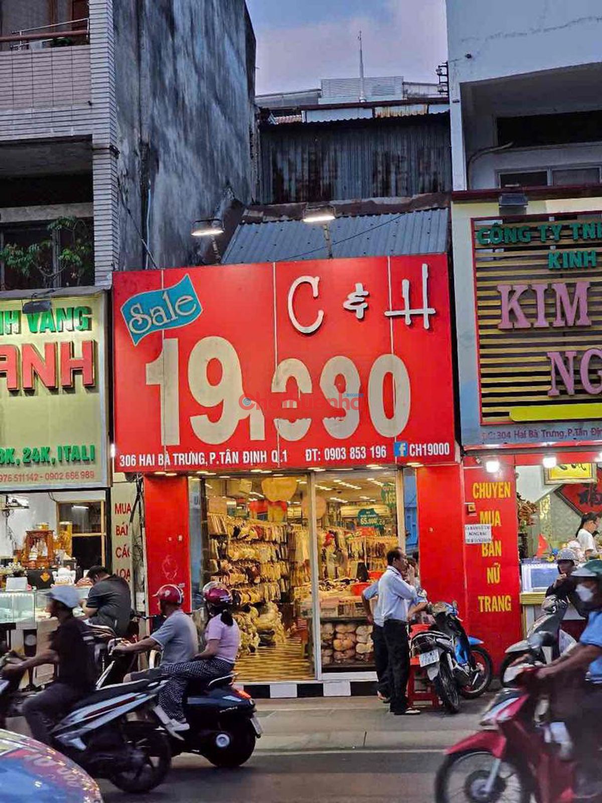 CHO THUÊ NHÀ MẶT TIỀN HAI BÀ TRƯNG PHƯỜNG TÂN ĐỊNH QUẬN 1