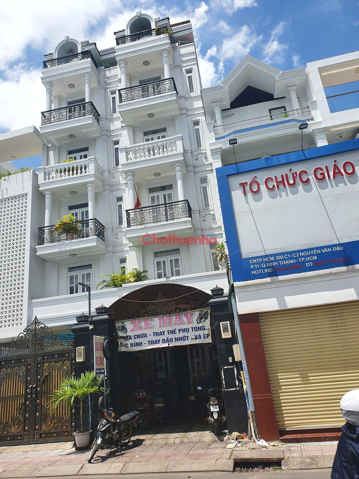 CHO THUÊ TÒA NHÀ ĐƯỜNG NGUYỄN VĂN ĐẬU BÌNH THẠNH - CÓ THANG MÁY - 6 TẦNG KINH DOANH