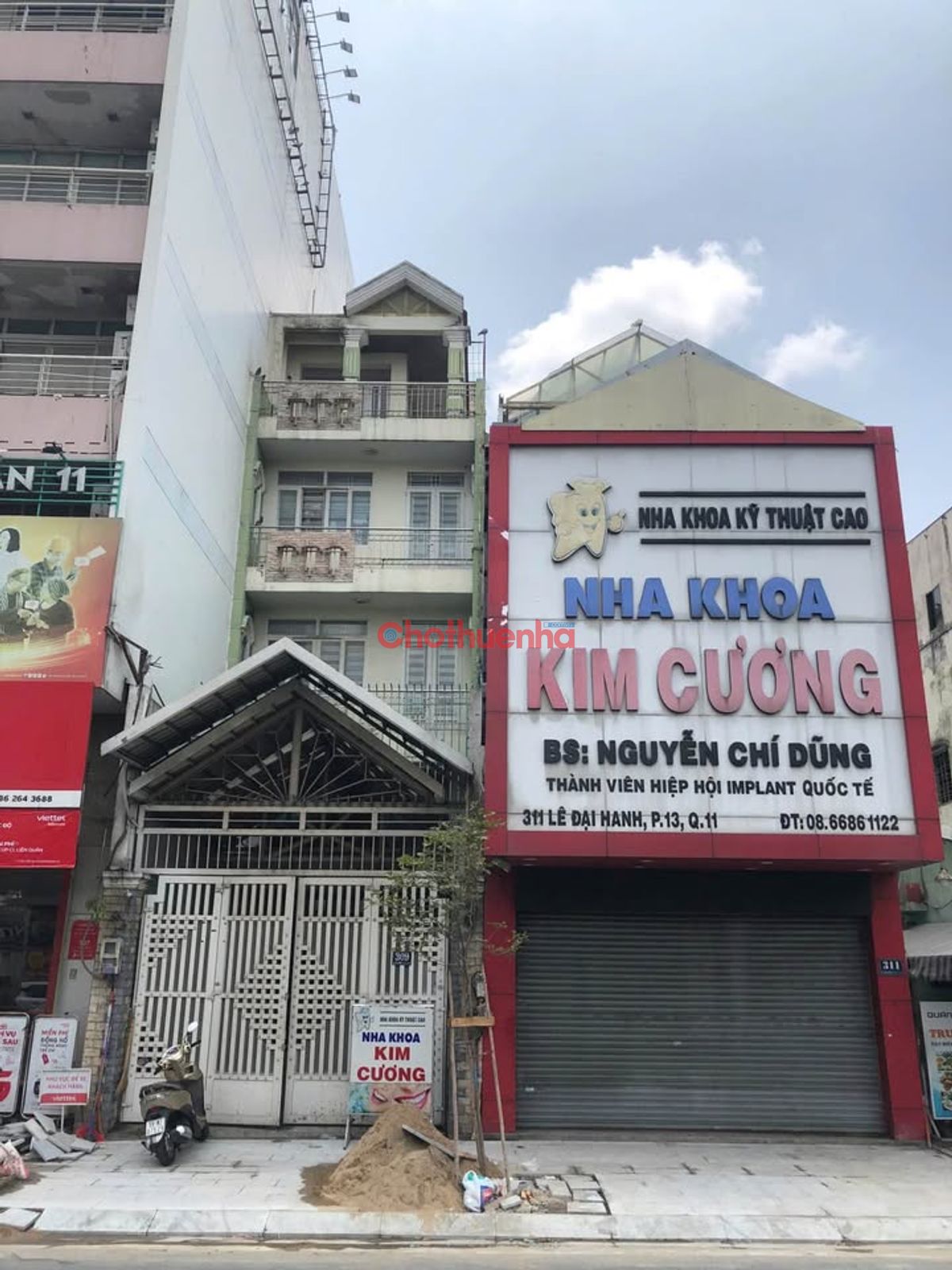 CHO THUÊ NHÀ MẶT TIỀN ĐƯỜNG LÊ ĐẠI HÀNH - NGANG 5M