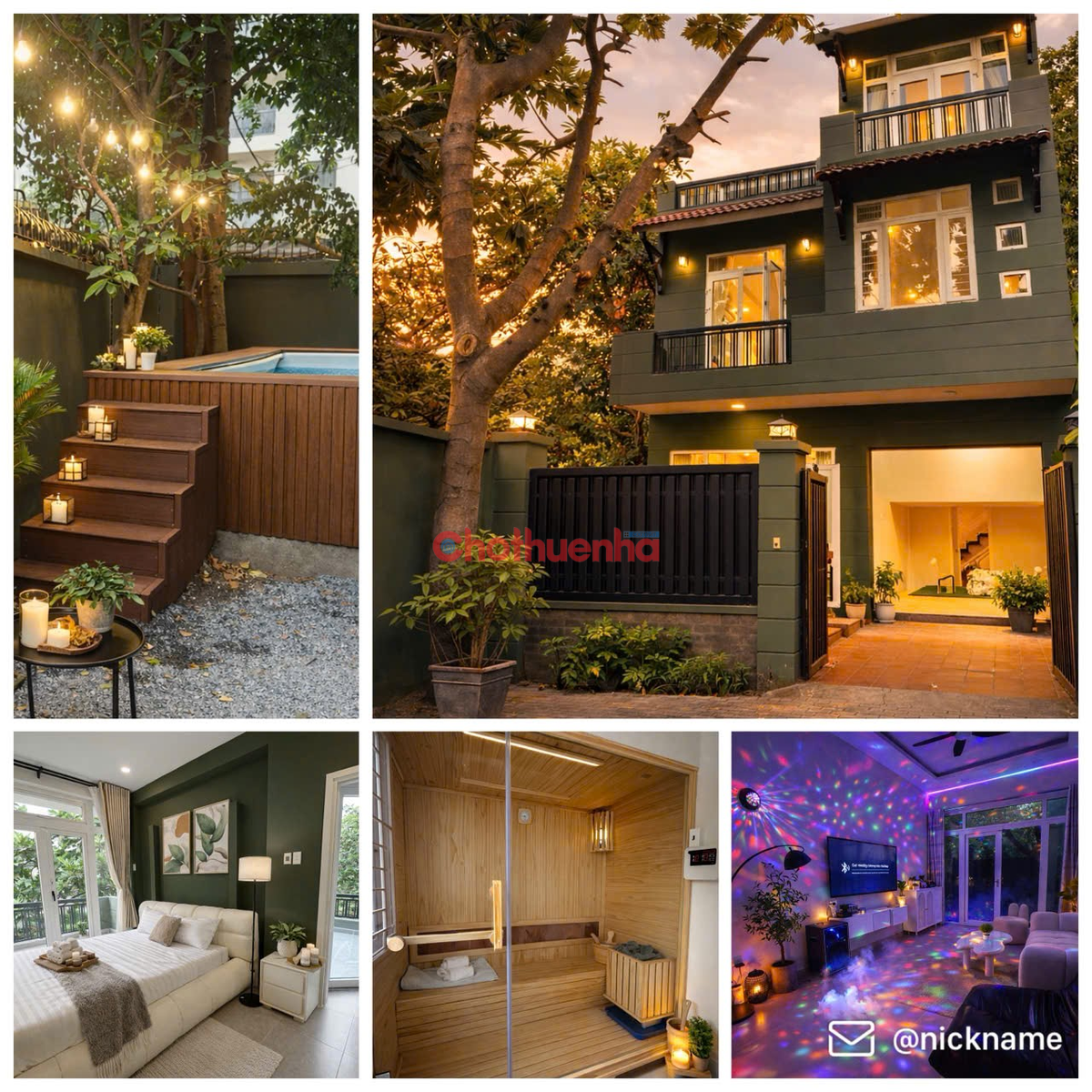 CHO THUÊ GREEN GARDEN VILLA BÌNH KHÁNH QUẬN 2 KHÔNG GIAN 500M2 FULL NỘI THẤT CÓ HỒ BƠI
