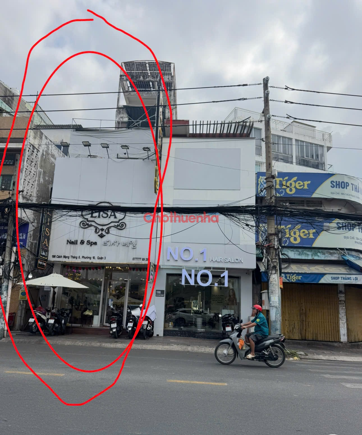 CHO THUÊ MẶT BẰNG CÁCH MẠNG THÁNG 8 QUẬN 3 ĐỐI DIỆN SÂN LAN ANH VỊ TRÍ NHẬN DIỆN TỐT