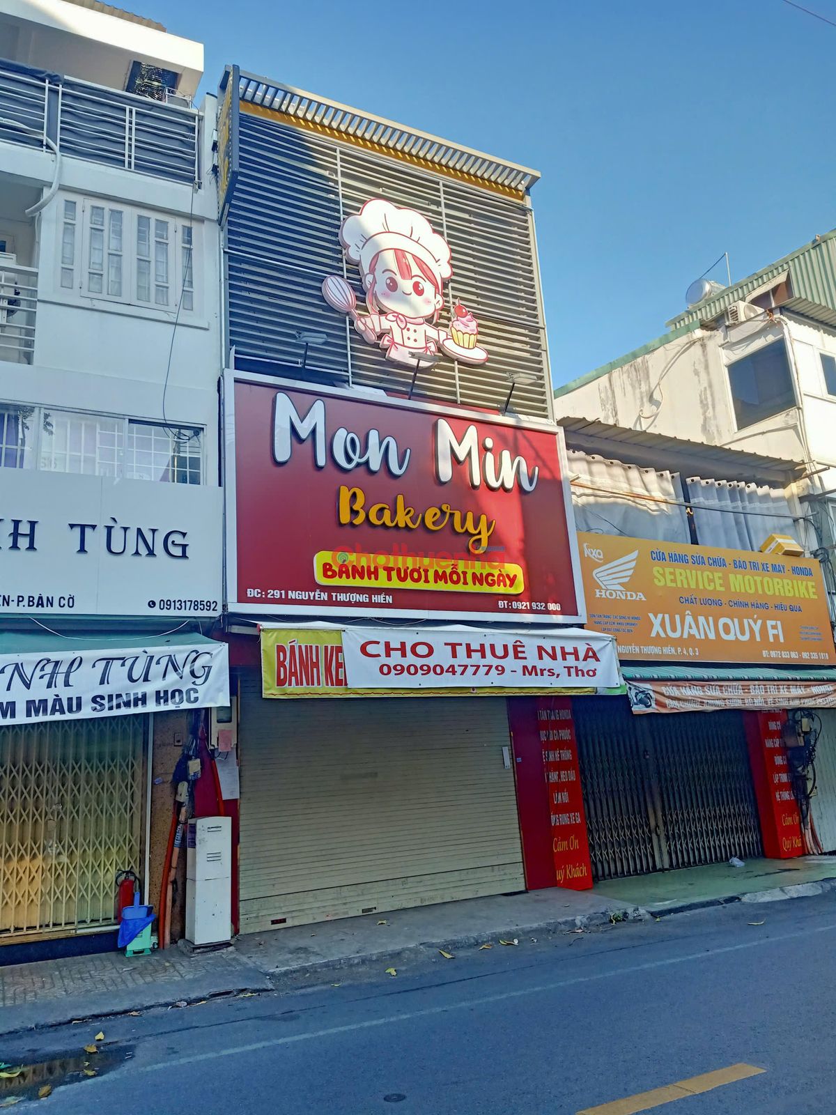 CHO THUÊ NHÀ NGUYÊN CĂN MẶT TIỀN – NGUYỄN THƯỢNG HIỀN, QUẬN 3
