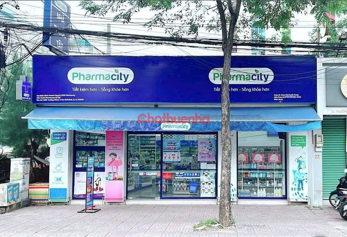 CHO THUÊ MẶT BẰNG TRỆT MẶT TIỀN TRƯỜNG CHINH Q12  VỊ TRÍ ĐẸP KINH DOANH TỐT