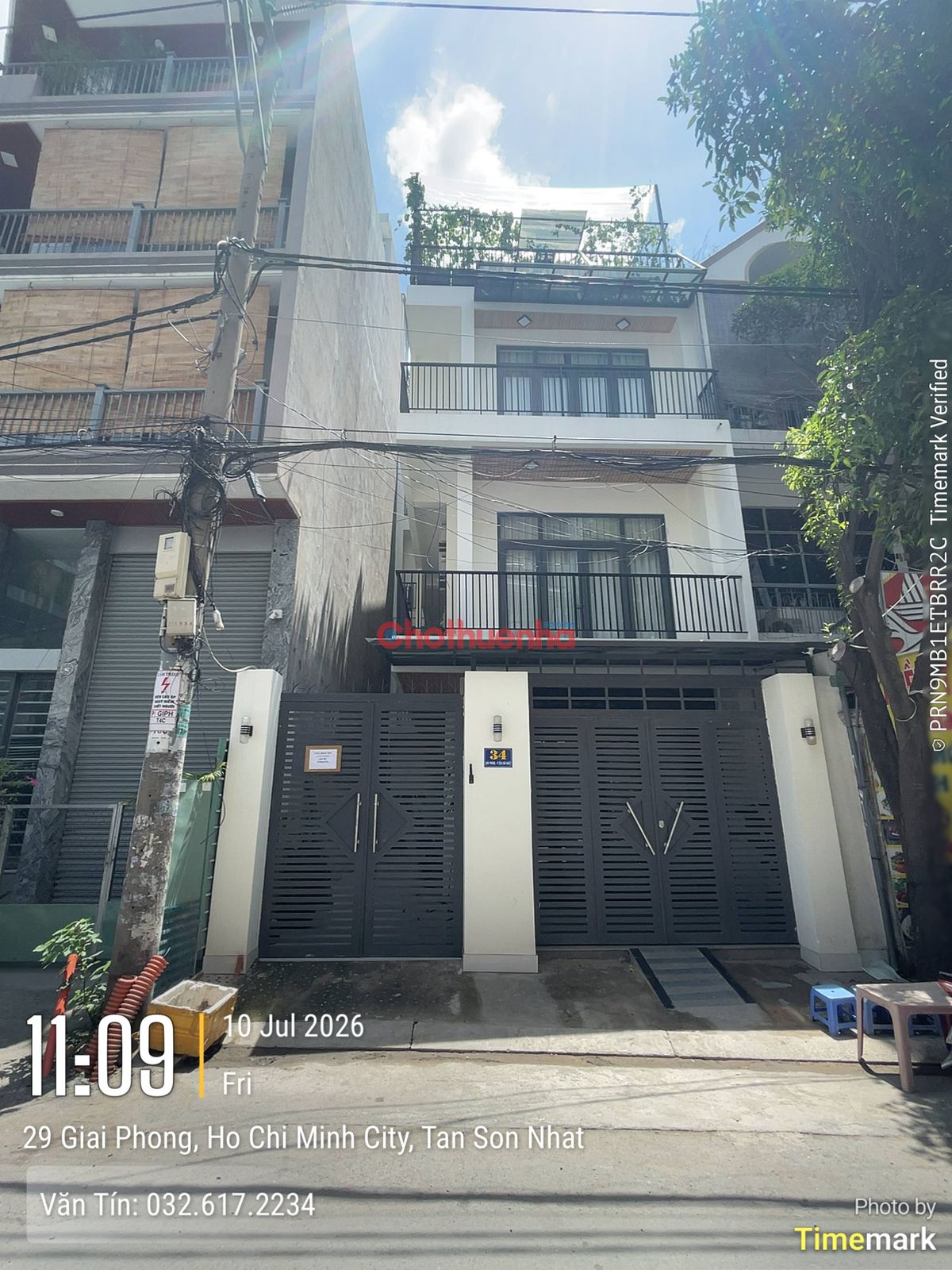 CHO THUÊ NHÀ MẶT TIỀN GIẢI PHÓNG TÂN BÌNH GẦN SÂN BAY 4 PHÒNG 5WC