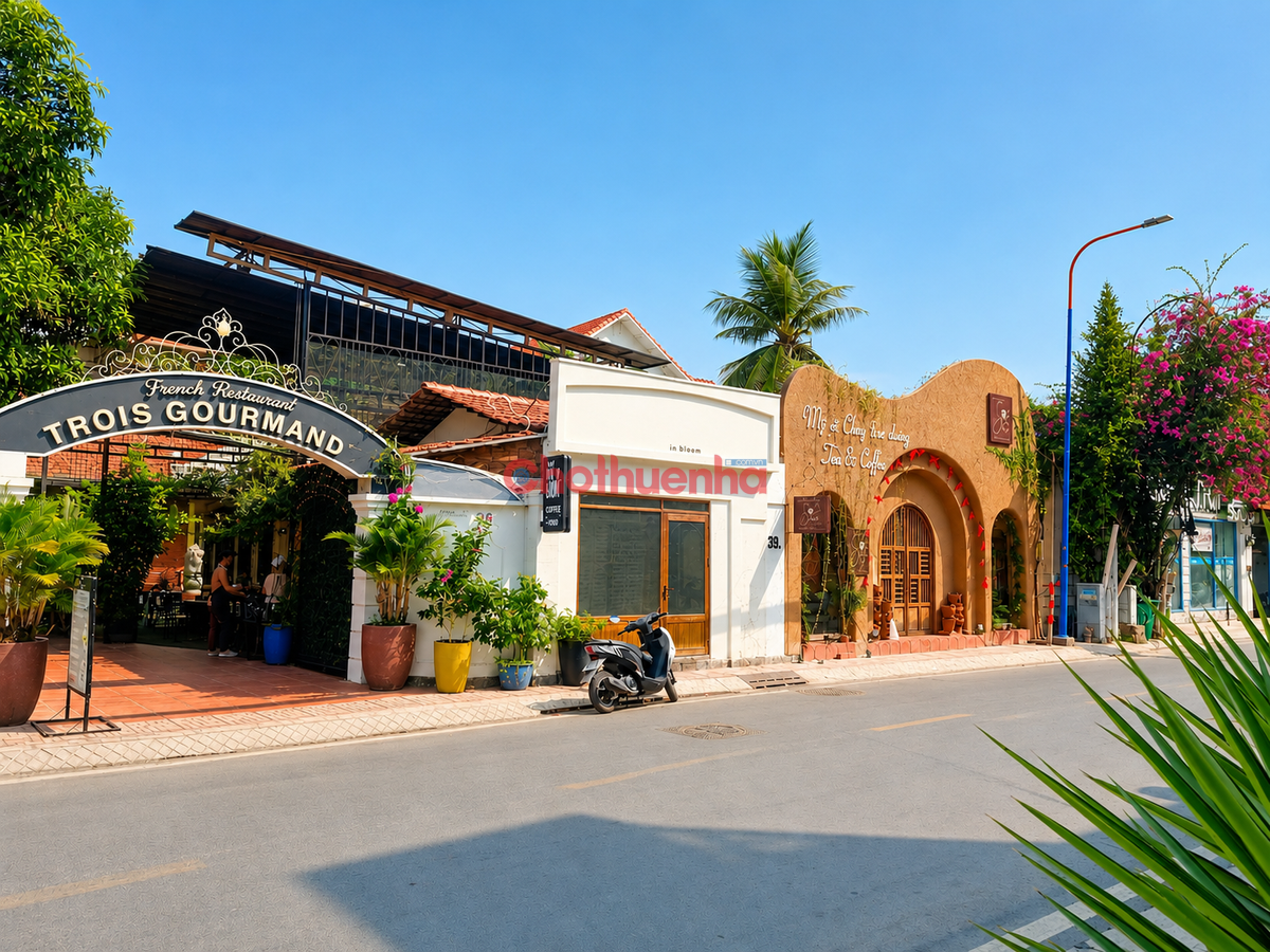CHO THUÊ MẶT BẰNG 700M2 TRẦN NGỌC DIỆN THẢO ĐIỀN – SETUP SẴN NHÀ HÀNG F&B, CAFE, COCKTAIL