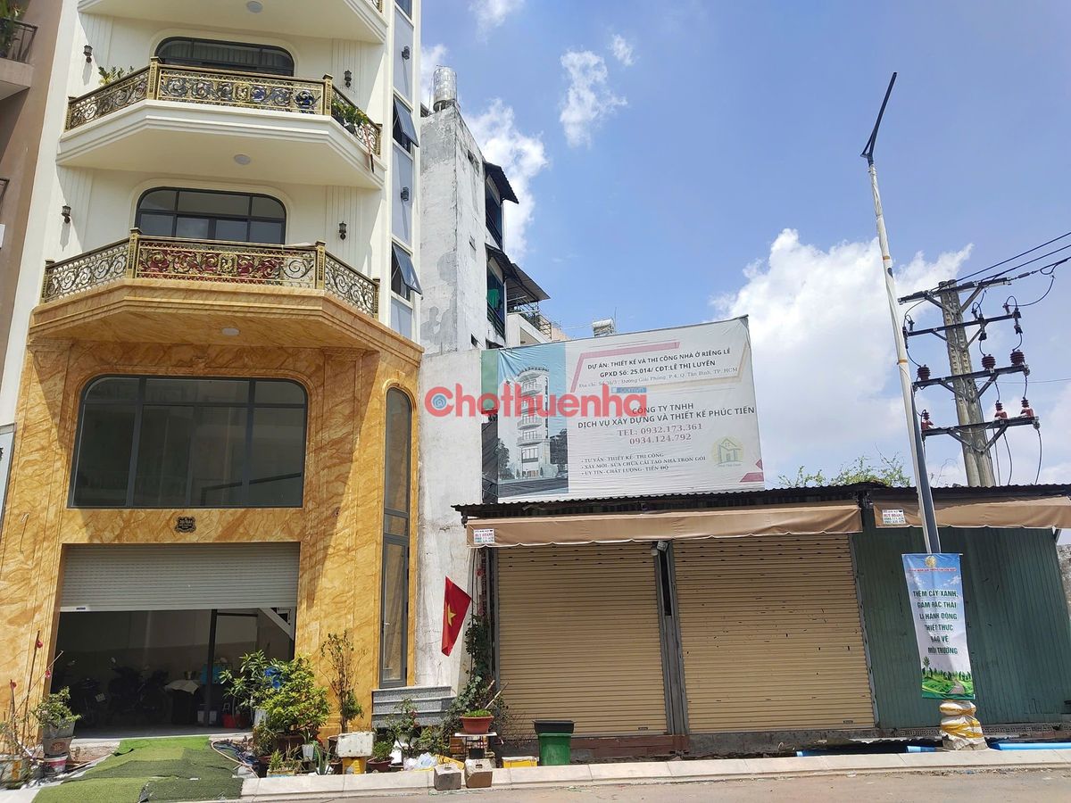 CHO THUÊ MẶT BẰNG KINH DOANH - HẺM XE HƠI GIẢI PHÓNG, P.4, TÂN BÌNH