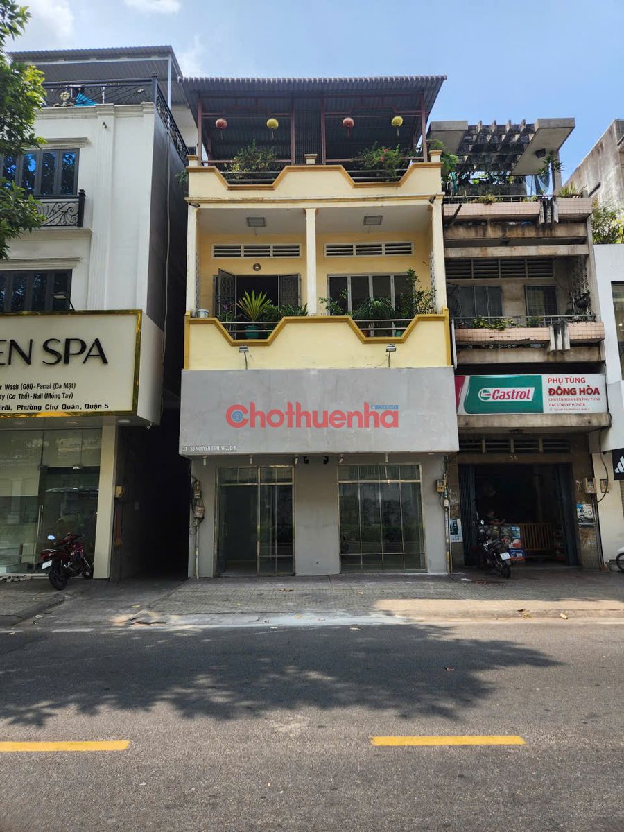 CHO THUÊ MẶT BẰNG KINH DOANH NGANG 8M, ĐƯỜNG NGUYỄN TRÃI, QUẬN 5