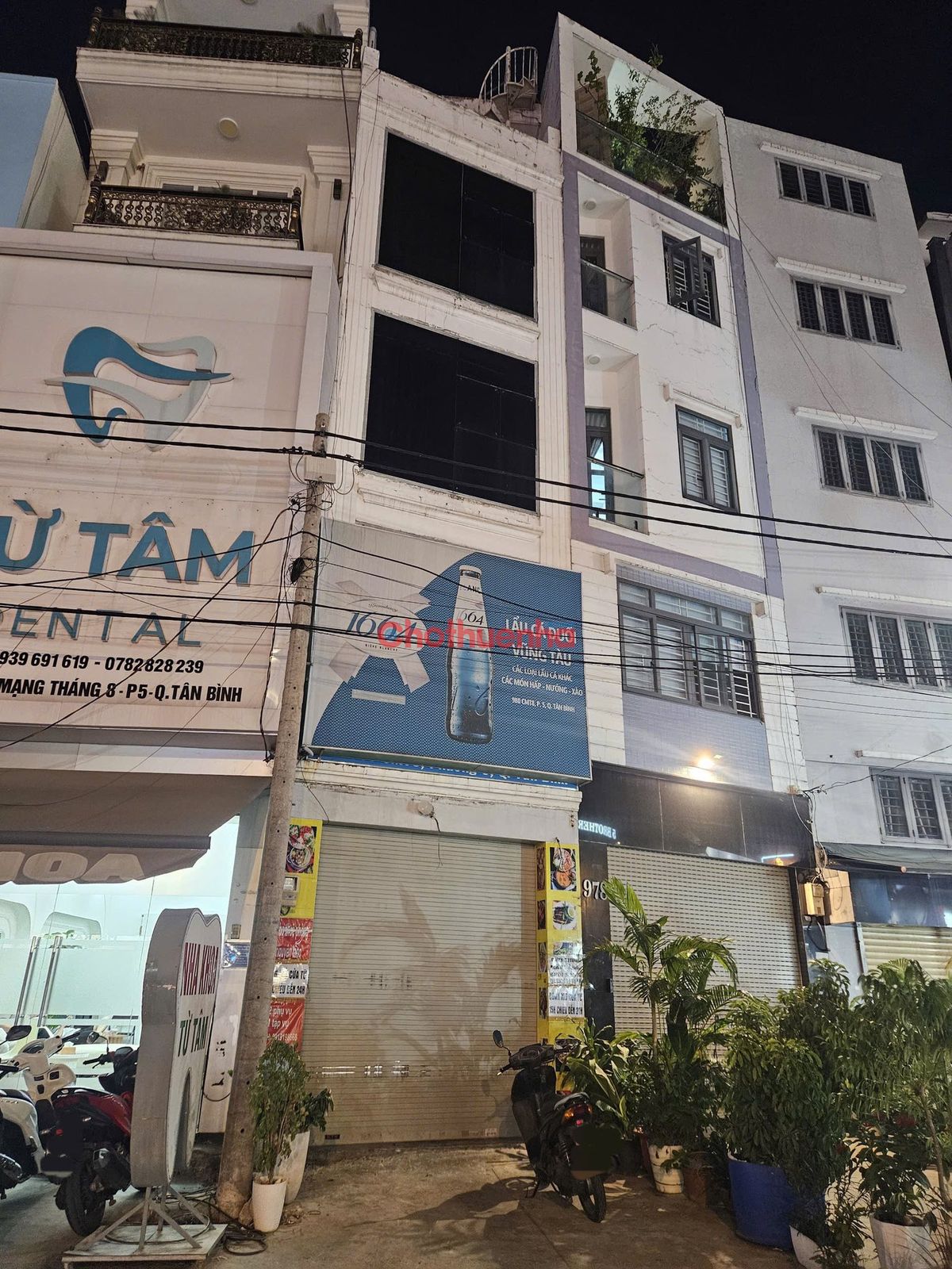 Cho thuê nhà nguyên căn tại mặt tiền Cách Mạng Tháng 8, Quận Tân Bình, 3x11m