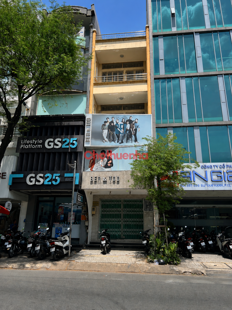 CHO THUÊ NHÀ MẶT TIỀN SƯ VẠN HẠNH (320M2), P. HÒA HƯNG, QUẬN 10