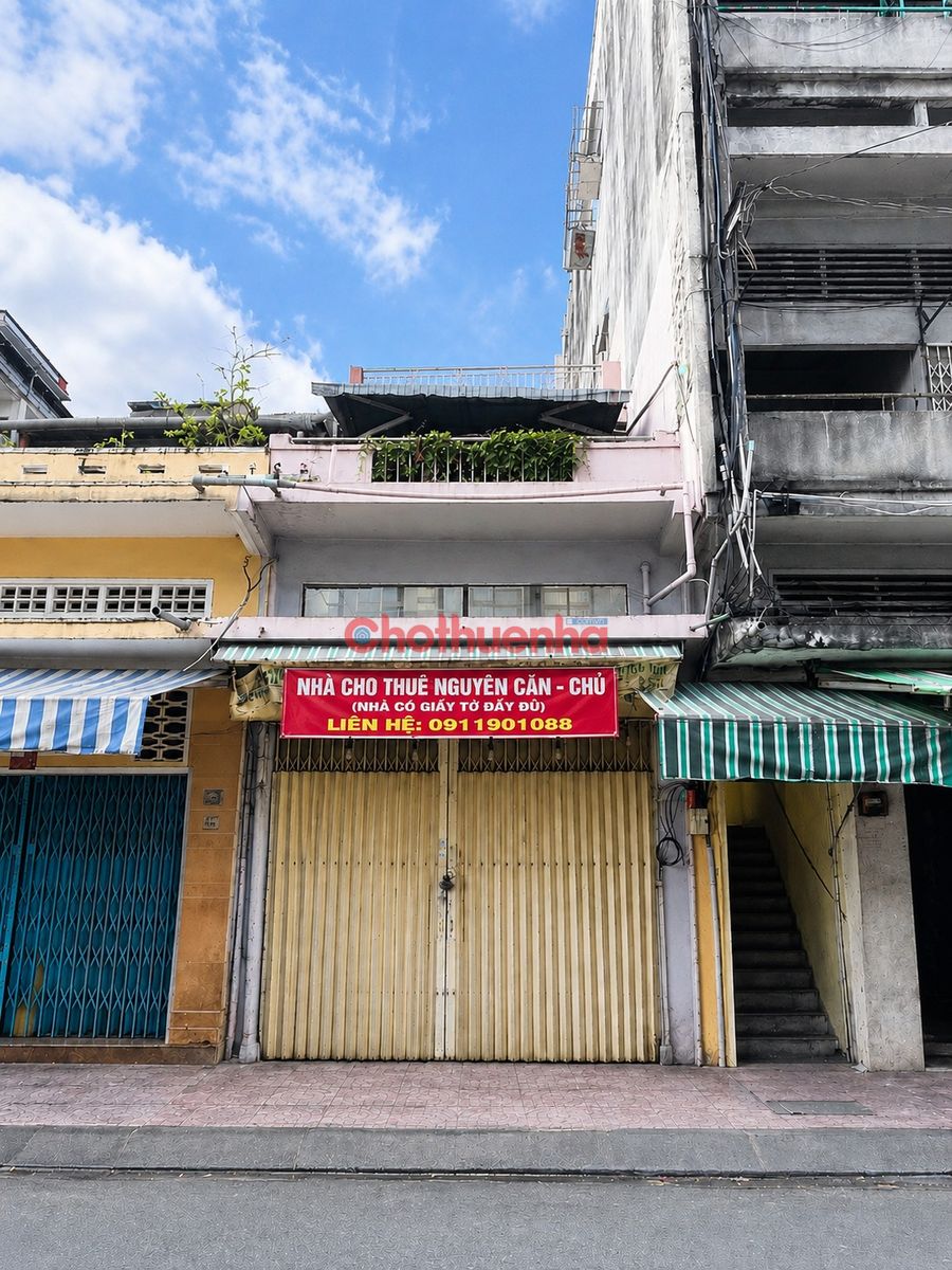 CHO THUÊ NHÀ MẶT TIỀN TRẦN HƯNG ĐẠO – PHƯỜNG 14, QUẬN 5 - KINH DOANH TỰ DO