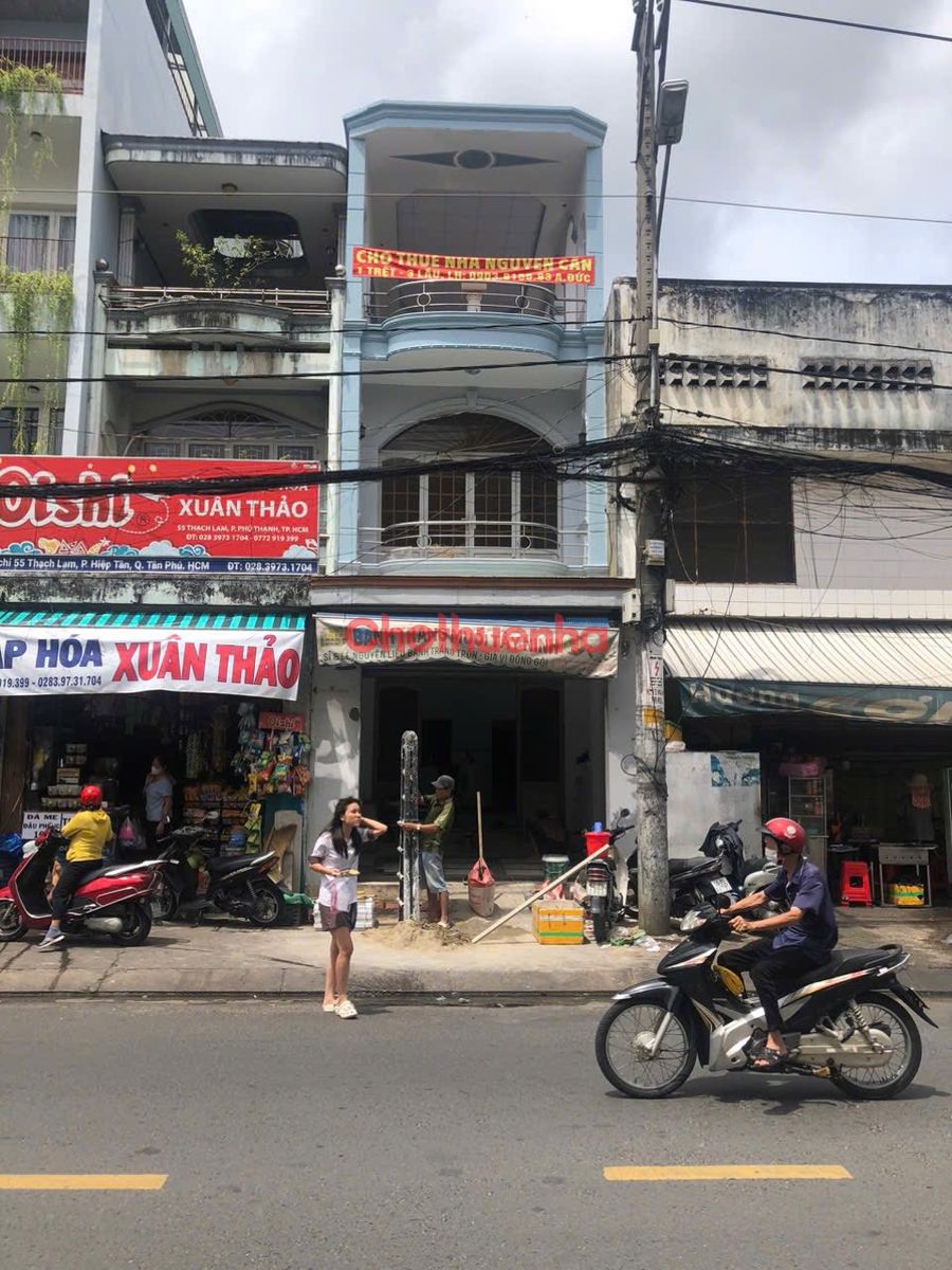 CHO THUÊ NHÀ NGUYÊN CĂN MẶT TIỀN THẠCH LAM – PHÚ THẠNH, TÂN PHÚ
