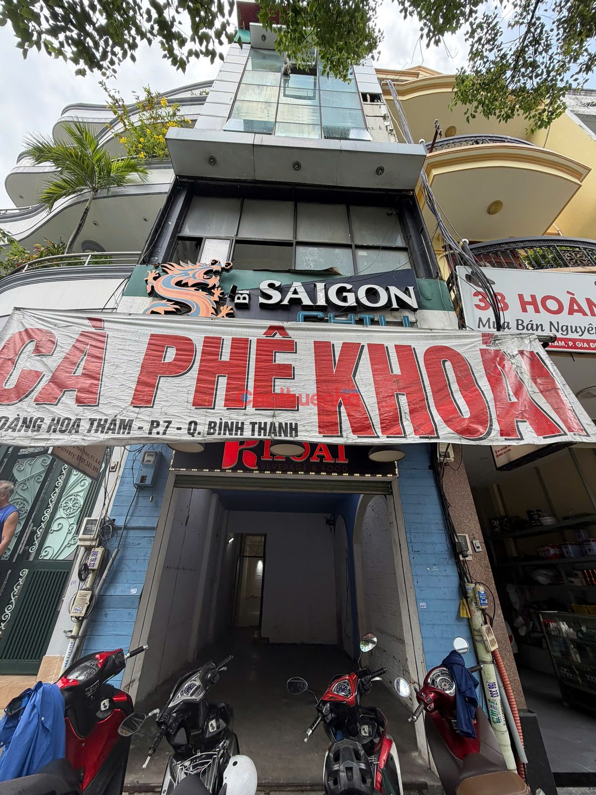 NHÀ CHO THUÊ MẶT TIỀN HOÀNG HOA THÁM BÌNH THẠNH