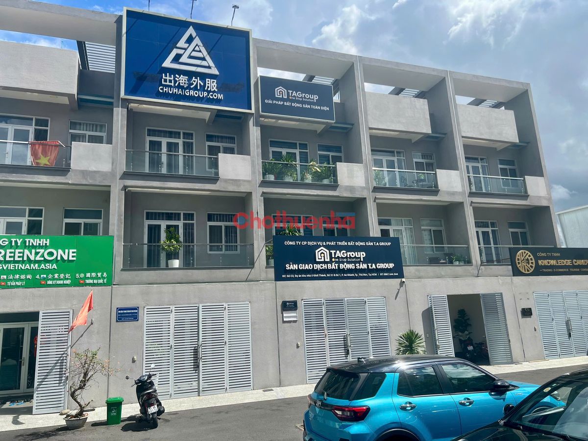 CHO THUÊ NHÀ NGUYÊN CĂN NỘI KHU PARIS HOÀNG KIM BÌNH KHÁNH QUẬN 2 NHÀ MỚI