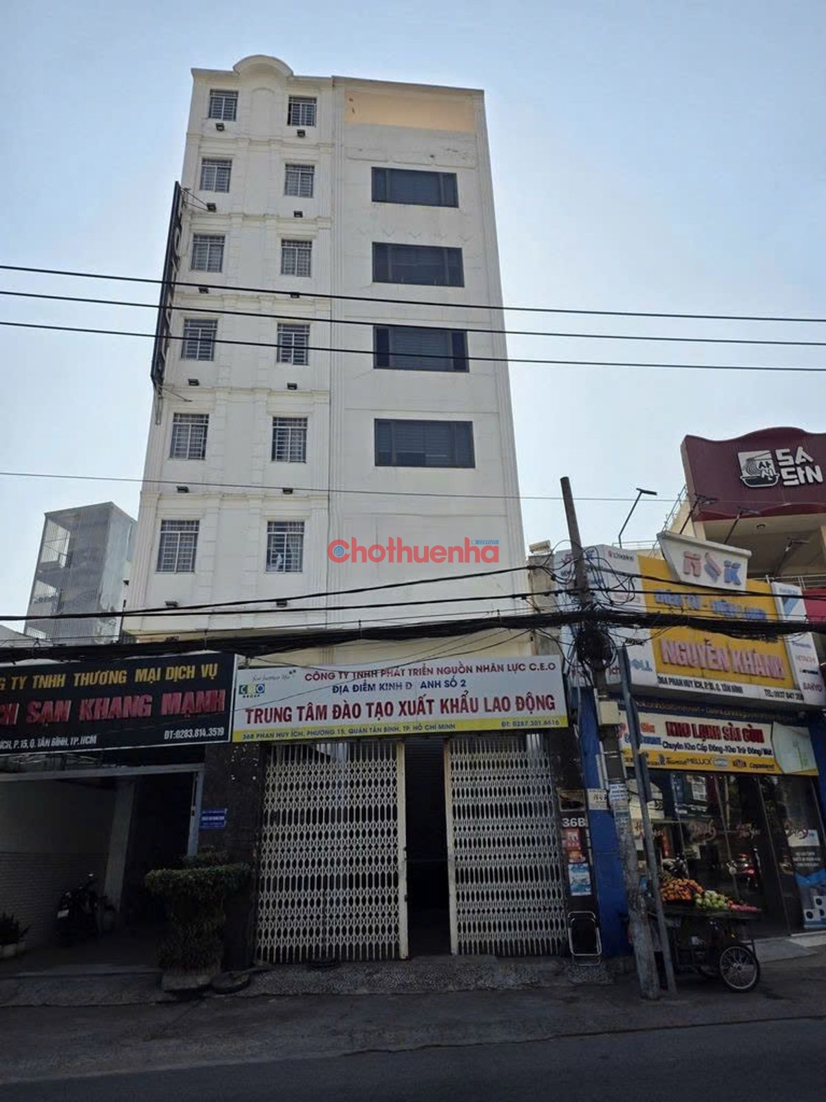 CHO THUÊ TÒA NHÀ PHAN HUY ÍCH, TÂN BÌNH – 7 TẦNG CÓ THANG MÁY