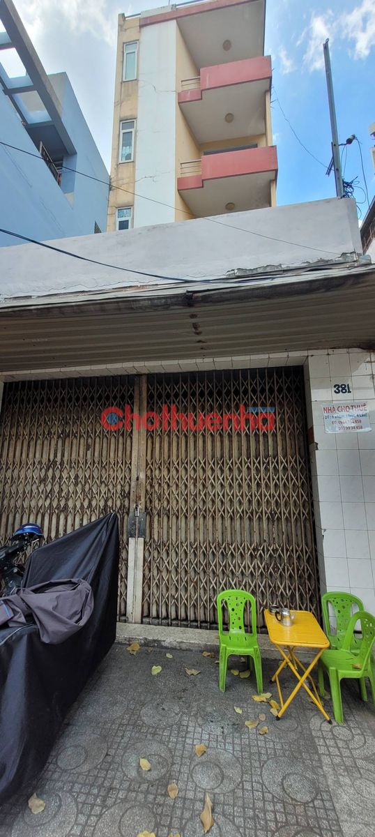 Cho Thuê Nhà Mặt Tiền 381 Lý Thái Tổ, Phường 9, Quận 10, TP.HCM, 6x22m