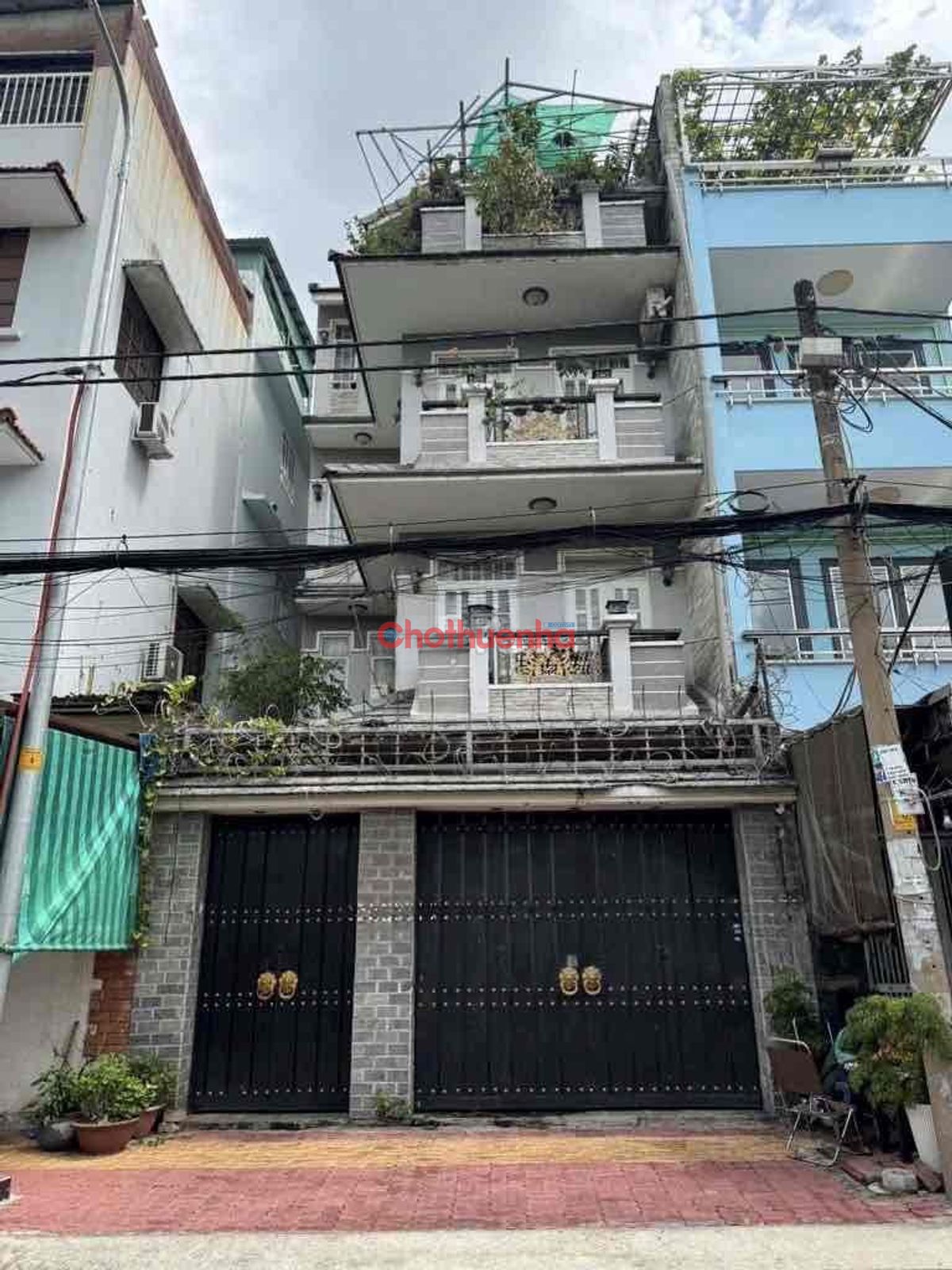 Cho thuê nhà nguyên căn đường Châu Thị Hóa, Phường 4, Quận 8. 