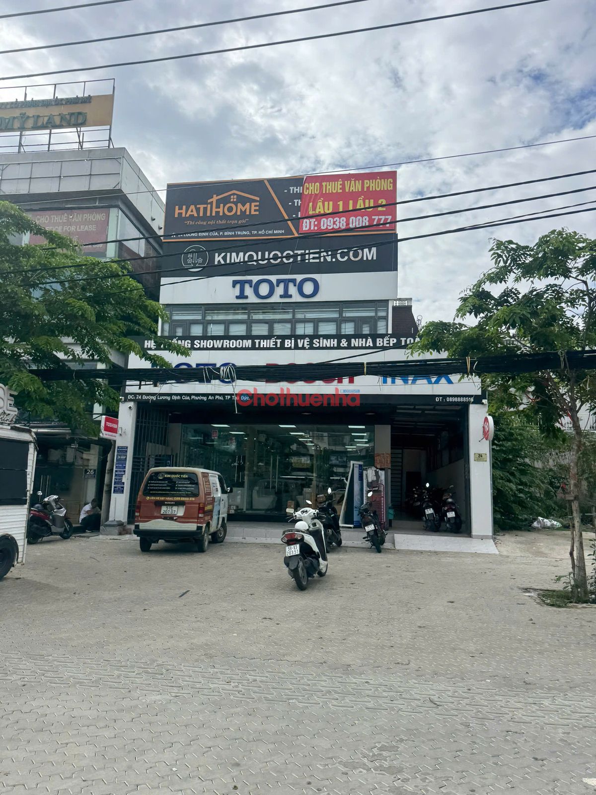 Cho thuê mặt bằng văn phòng tại MT Lương Định Của, Phường An Phú, Quận 2, 120m2