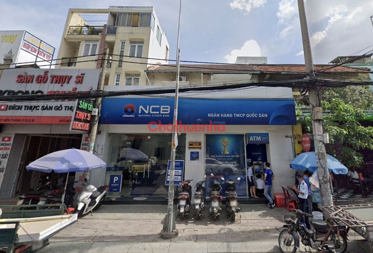 CHO THUÊ NHÀ MẶT TIỀN TÔ HIẾN THÀNH  PHƯỜNG 13, QUẬN 10