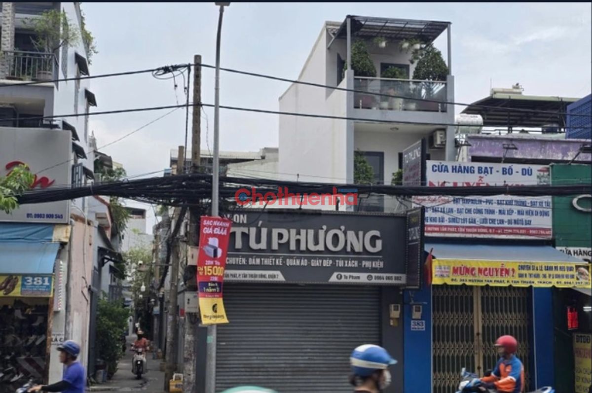 CHO THUÊ MẶT BẰNG 80M2 HUỲNH TẤN PHÁT QUẬN 7 GIÁ TỐT DỄ KHAI THÁC