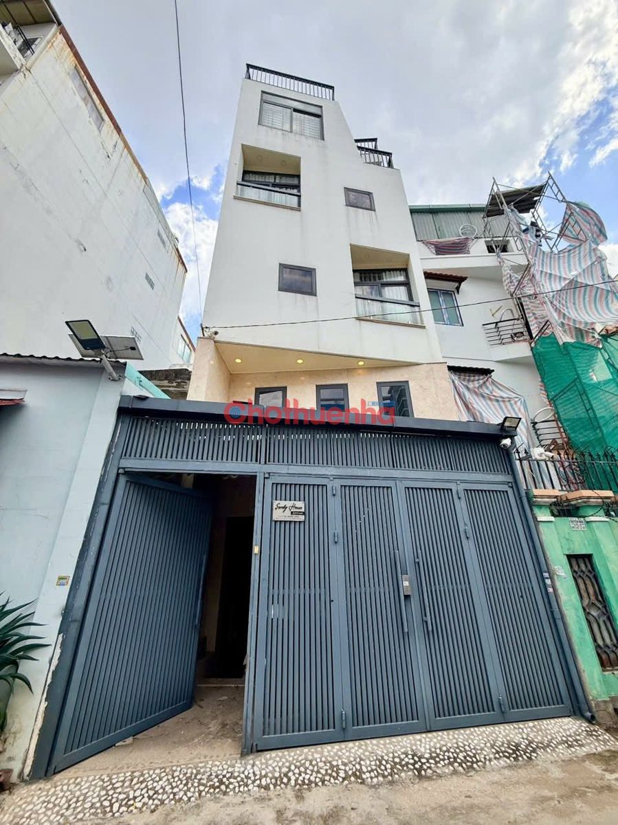 CHO THUÊ NHÀ HẺM NƠ TRANG LONG BÌNH THẠNH, HẦM 3 LẦU, THANG MÁY, FULL NỘI THẤT, GIÁ 27TR