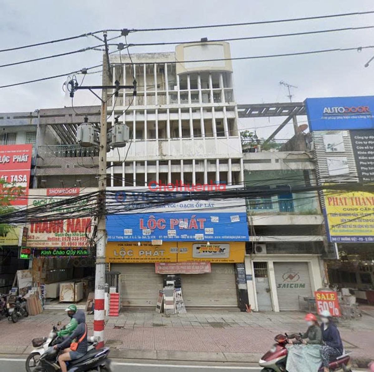 Cho thuê nhà mặt tiền tại địa chỉ 345 Lý Thường Kiệt, Phường 9, Quận Tân Bình, DT: 8x40m