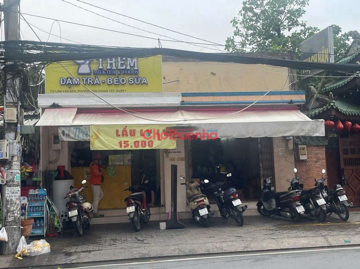 📍 CHO THUÊ MẶT BẰNG KINH DOANH NGANG 7M ĐƯỜNG LÂM VĂN BỀN – PHƯỜNG TÂN THUẬN
