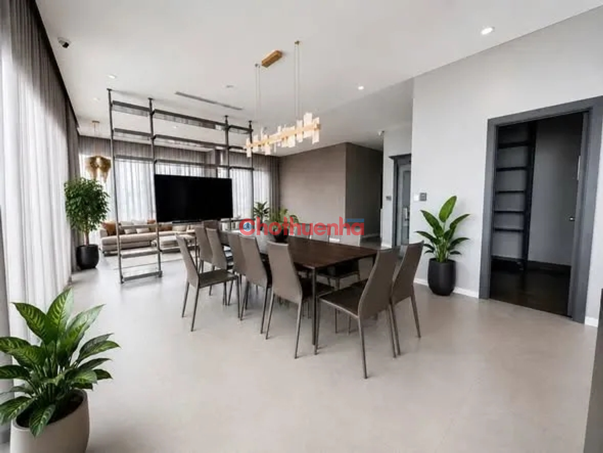 Cho thuê penthouse tại đường Nguyễn Văn Hưởng, phường An Khánh, TP. Thủ Đức, DT : 395m2