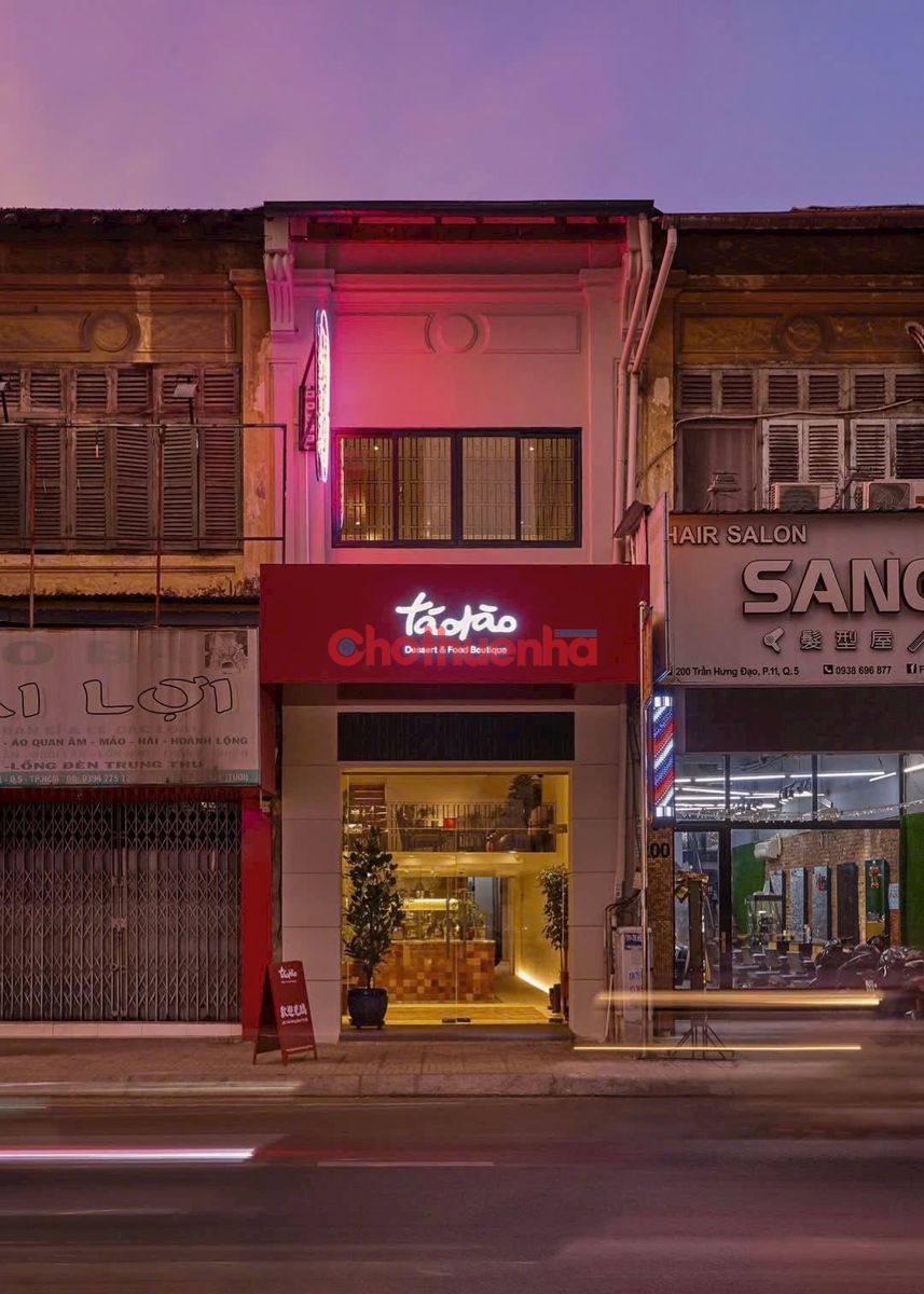 Cho thuê nhà mặt tiền tại đường Trần Hưng Đạo B, phường Chợ Lớn, DT: 4x20m