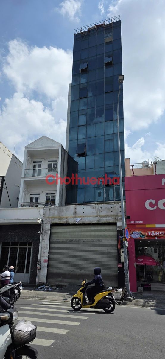 CHO THUÊ TÒA NHÀ MẶT TIỀN 184 HÒA BÌNH, HIỆP TÂN, TÂN PHÚ